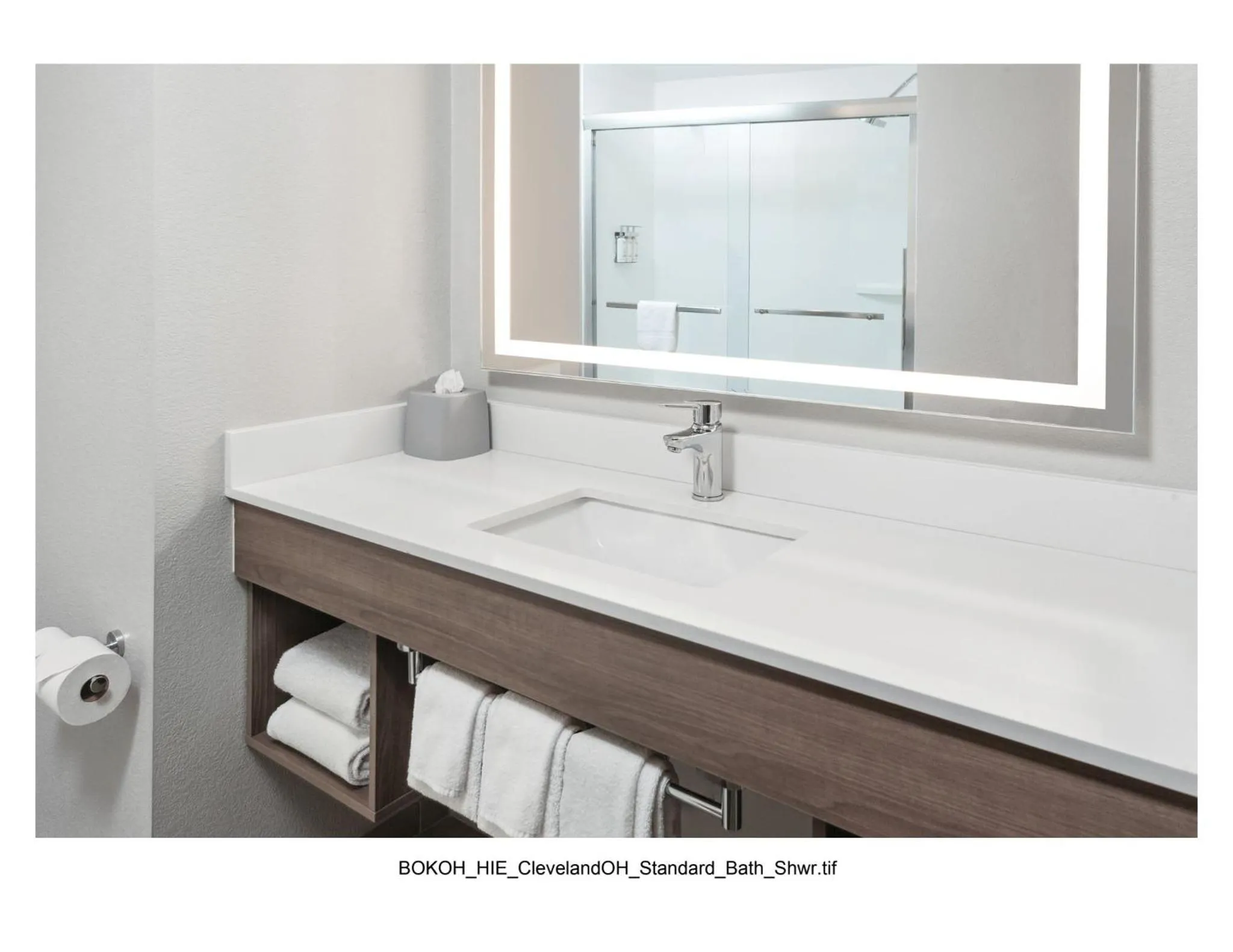 Bathroom in Holiday Inn Express Cleveland Airport - Brook Park by IHG