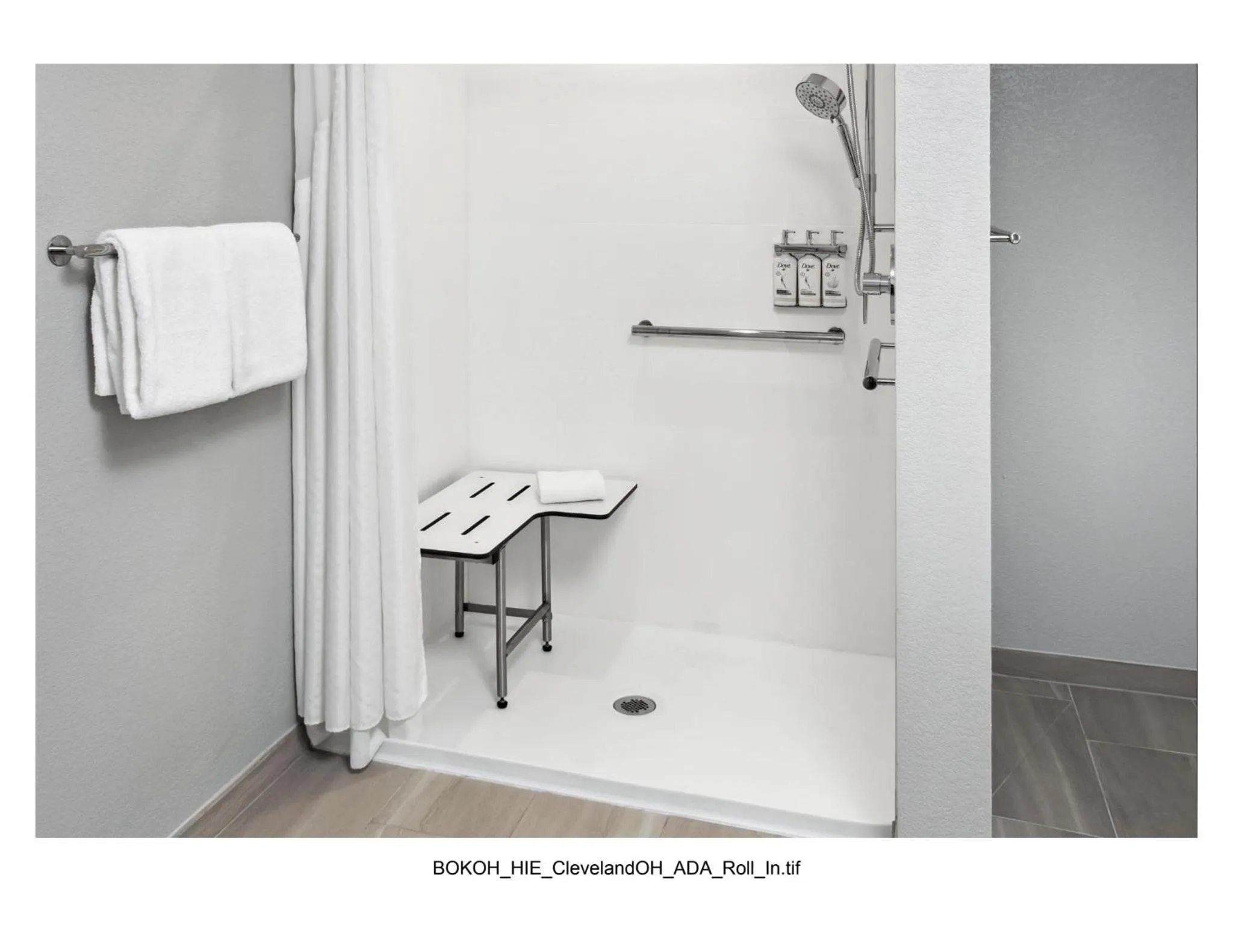 Shower in Holiday Inn Express Cleveland Airport - Brook Park by IHG