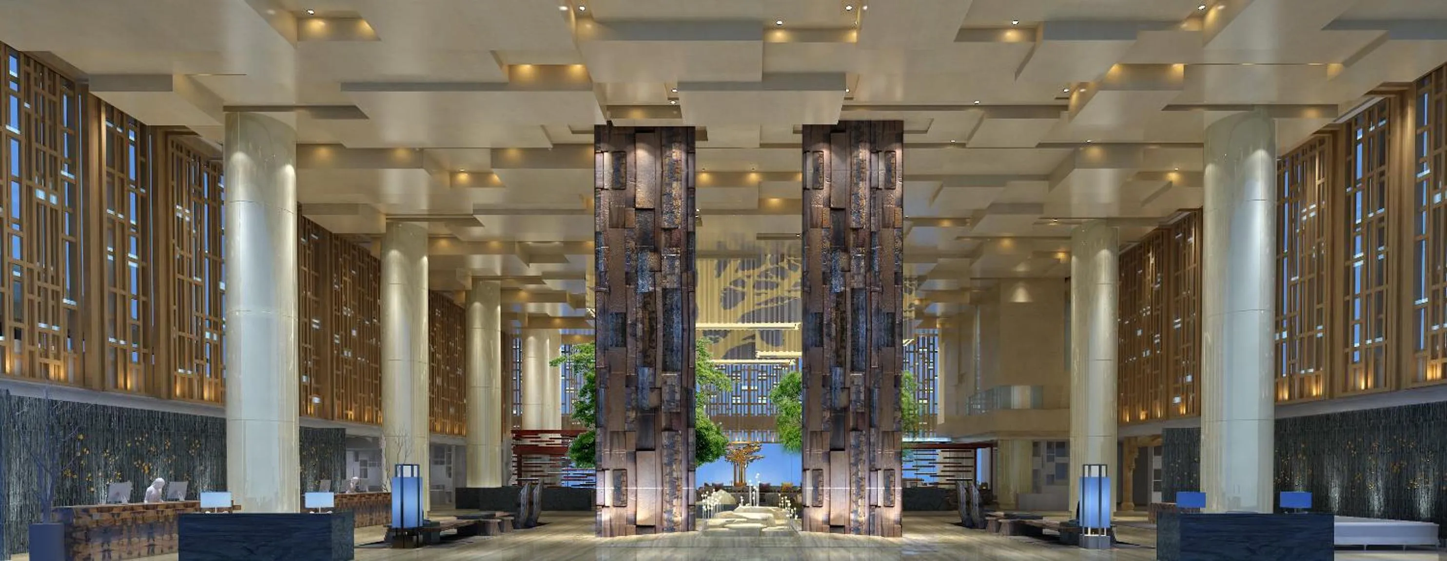 Lobby or reception in Howard Johnson Neodalle Resort Zhangjiajie