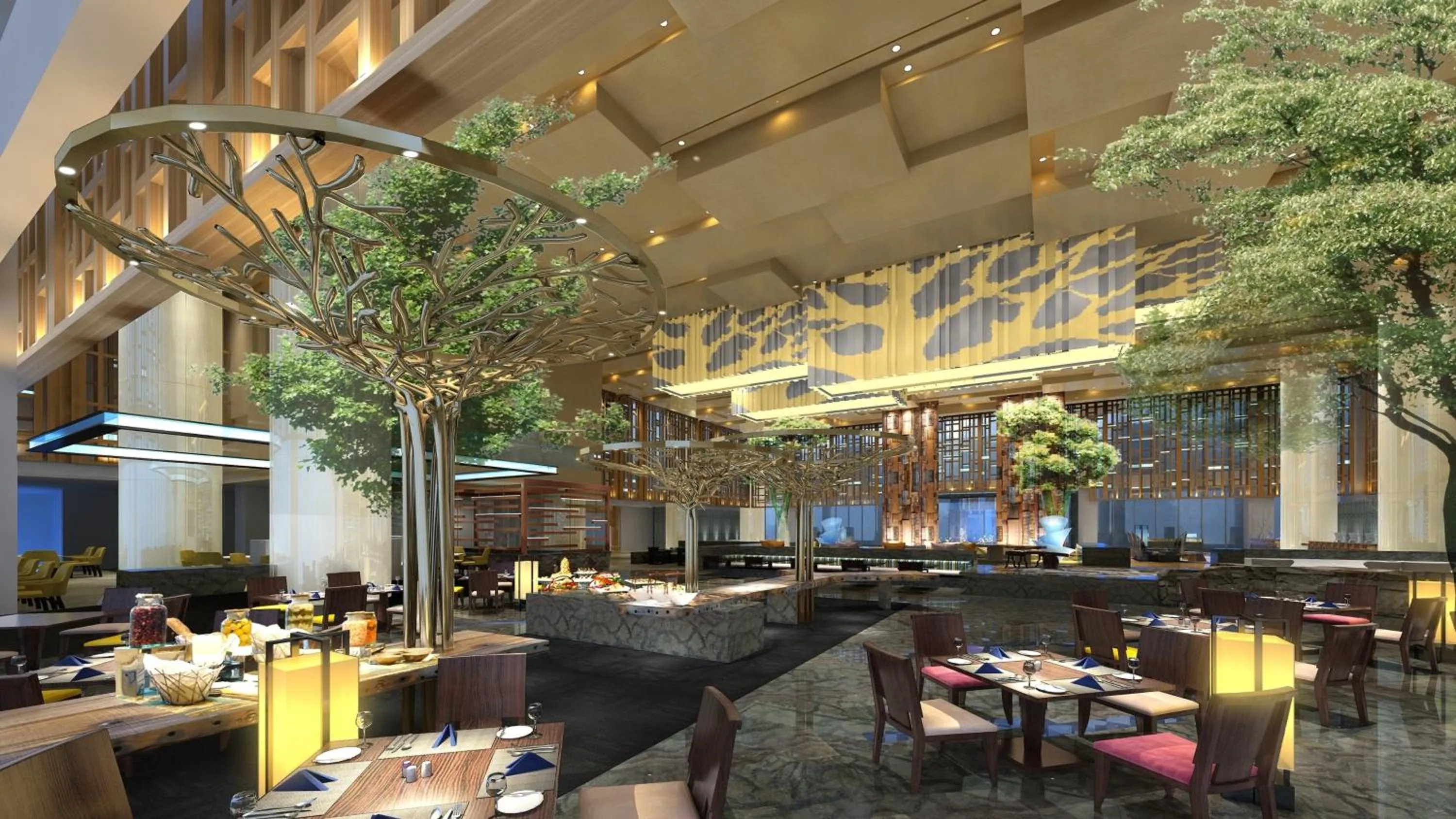 Restaurant/places to eat in Howard Johnson Neodalle Resort Zhangjiajie