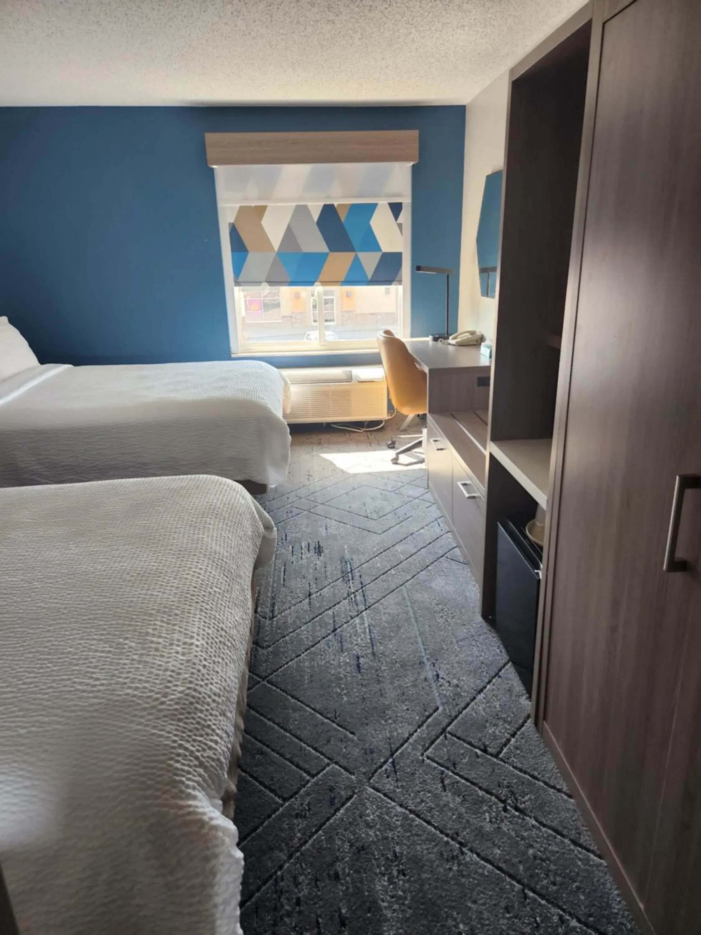 Queen Room with Two Queen Beds Hearing Accessible with Roll-In Shower - Non-Smoking in Holiday Inn Express & Suites Alliance by IHG Queen Room with Two Queen Beds Hearing Accessible with Roll-In Shower - Non-Smoking in Holiday Inn Express & Suites Alliance by IHG