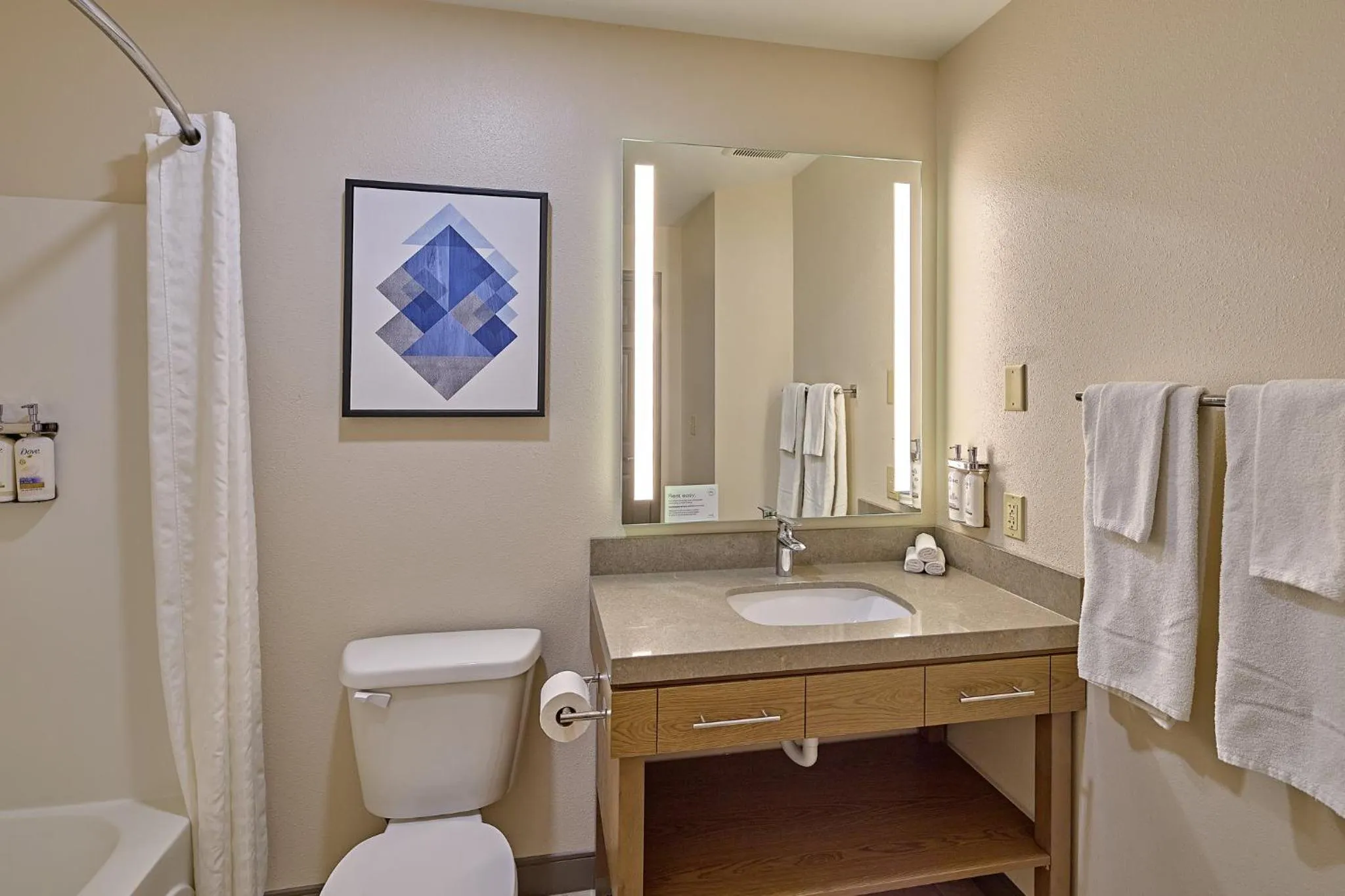 Bathroom in Candlewood Suites - Peoria at Grand Prairie by IHG