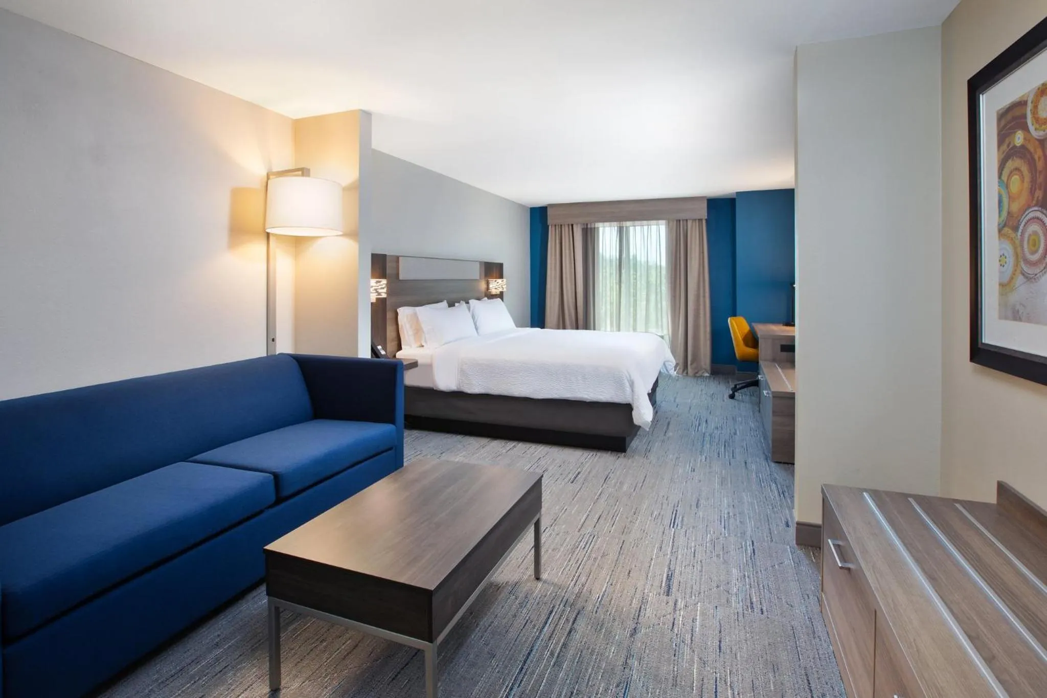 Photo of the whole room, Bed in Holiday Inn Express & Suites I-26 & Us 29 At Westgate Mall by IHG