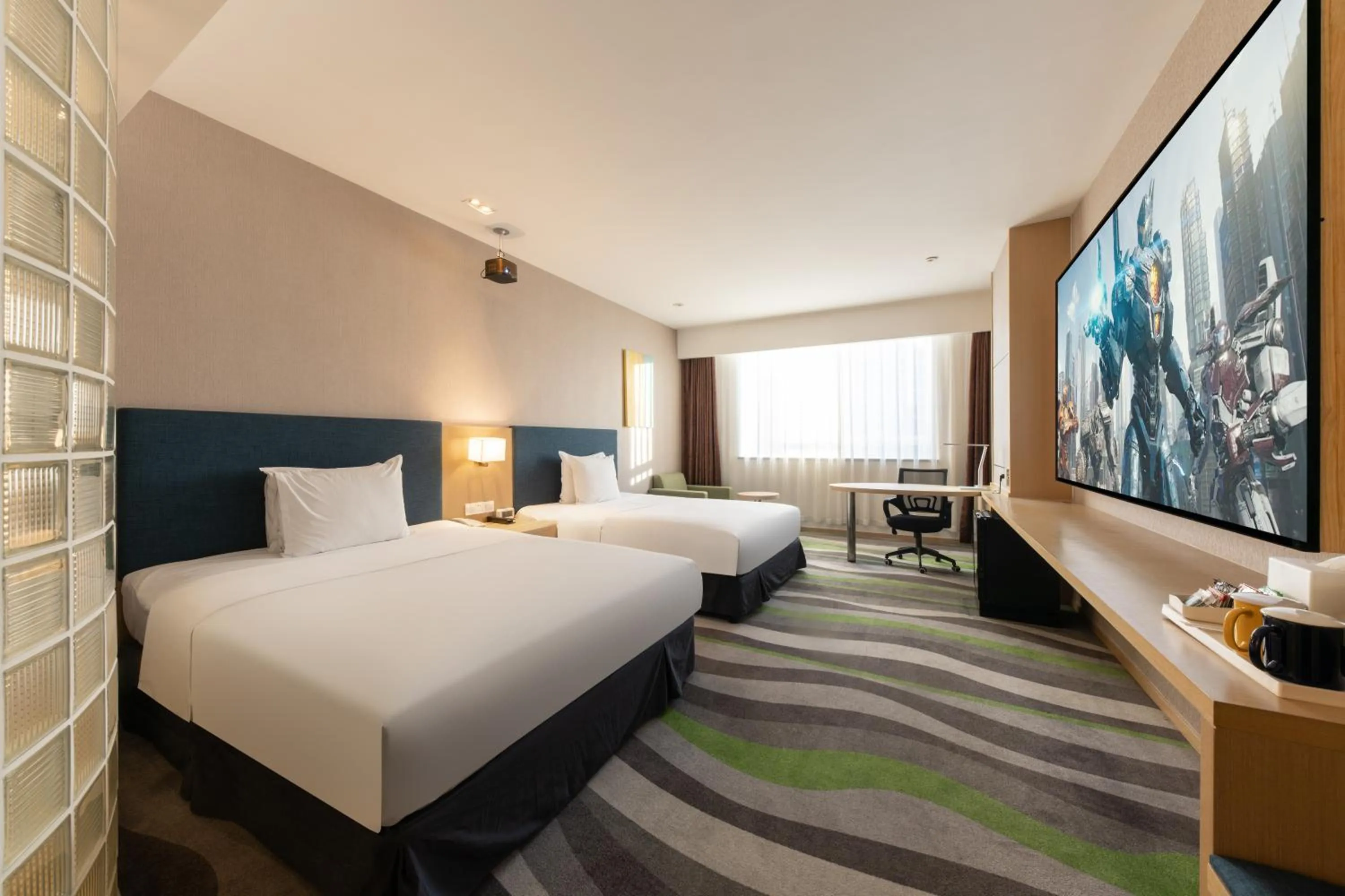 Bed in Holiday Inn Express Jinan High-Tech Zone by IHG