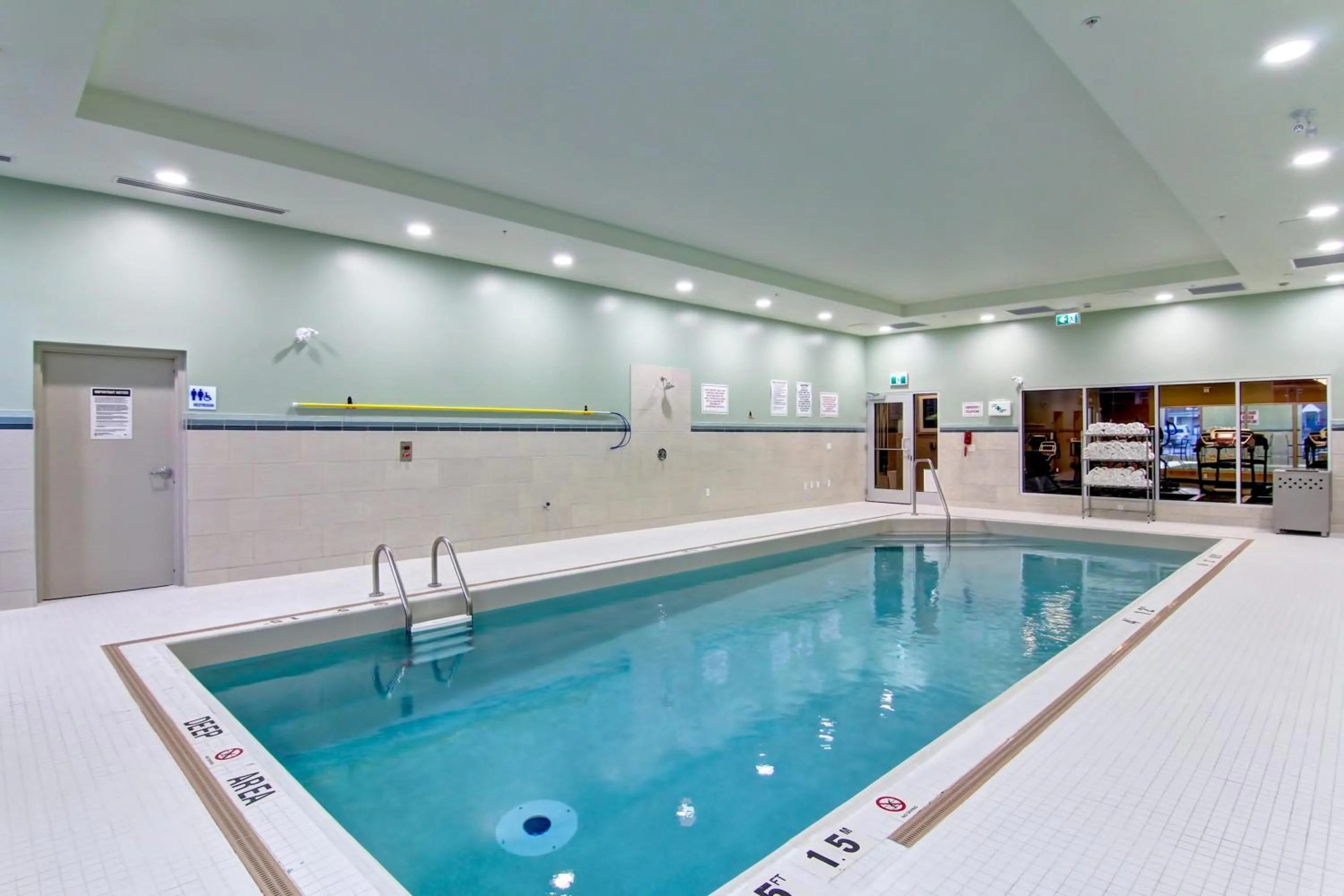 Swimming pool in Holiday Inn Express & Suites Oshawa Downtown - Toronto Area by IHG