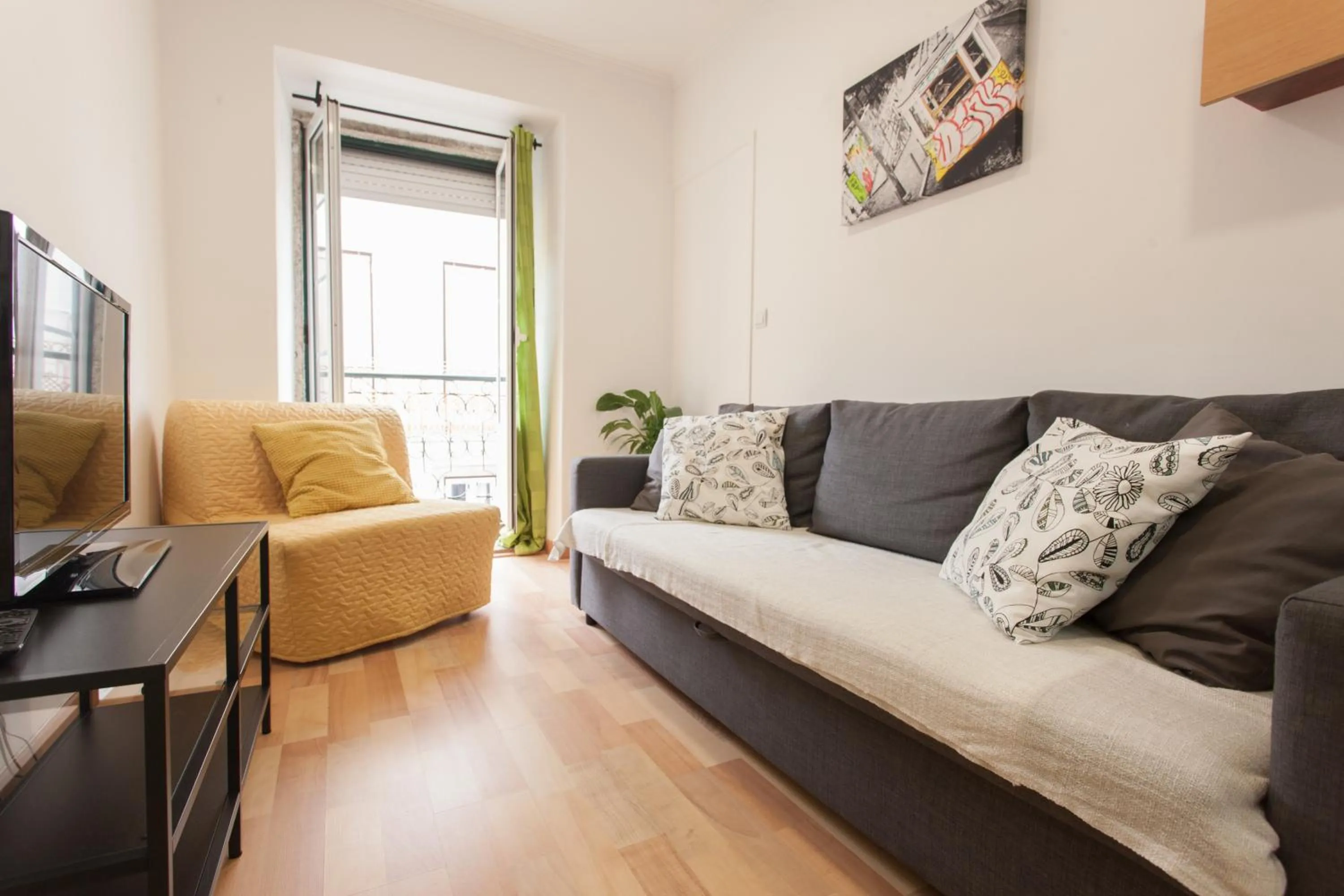 Living room in Apartments Center Bairro Alto