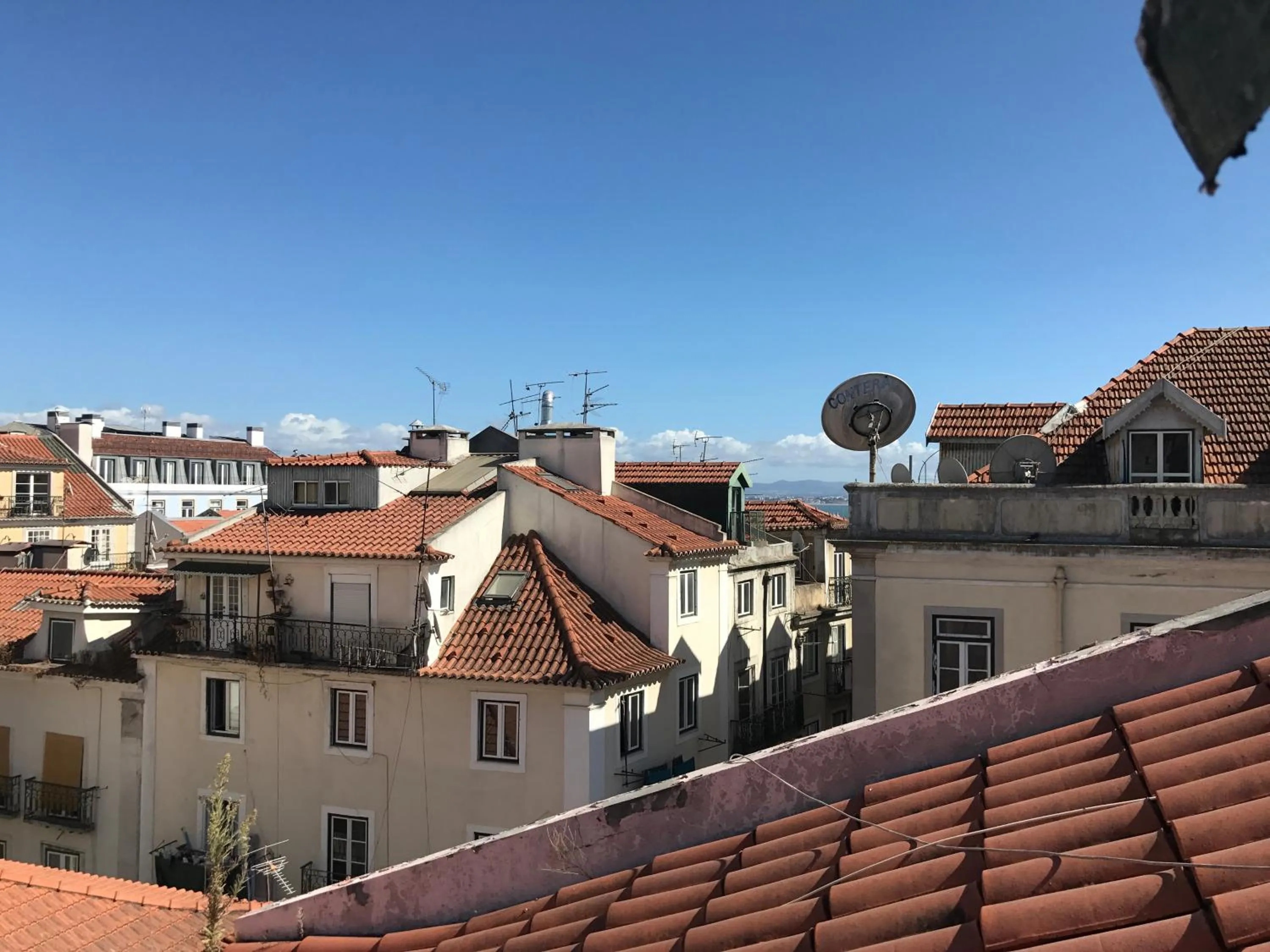 City view in Apartments Center Bairro Alto