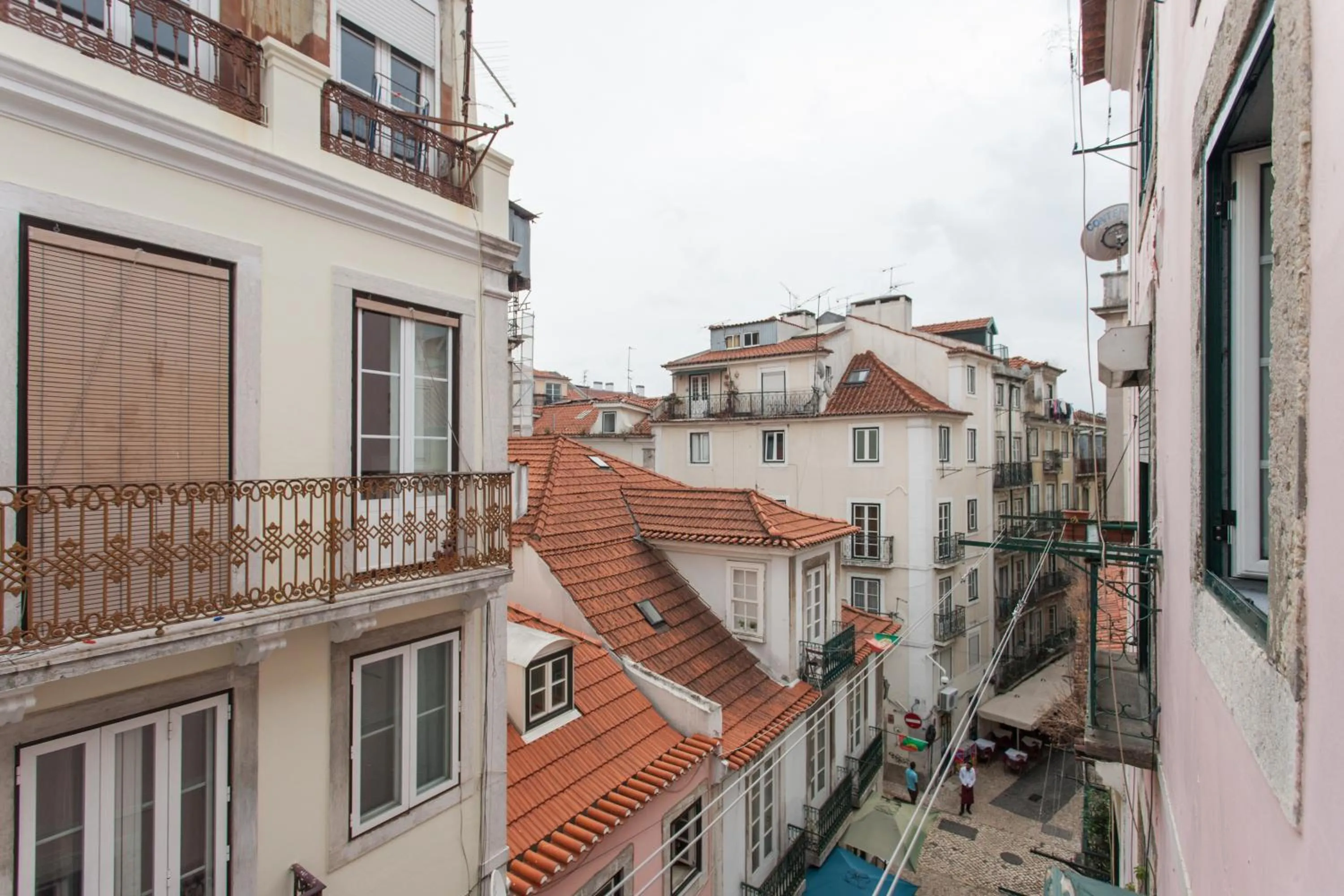 Street view in Apartments Center Bairro Alto