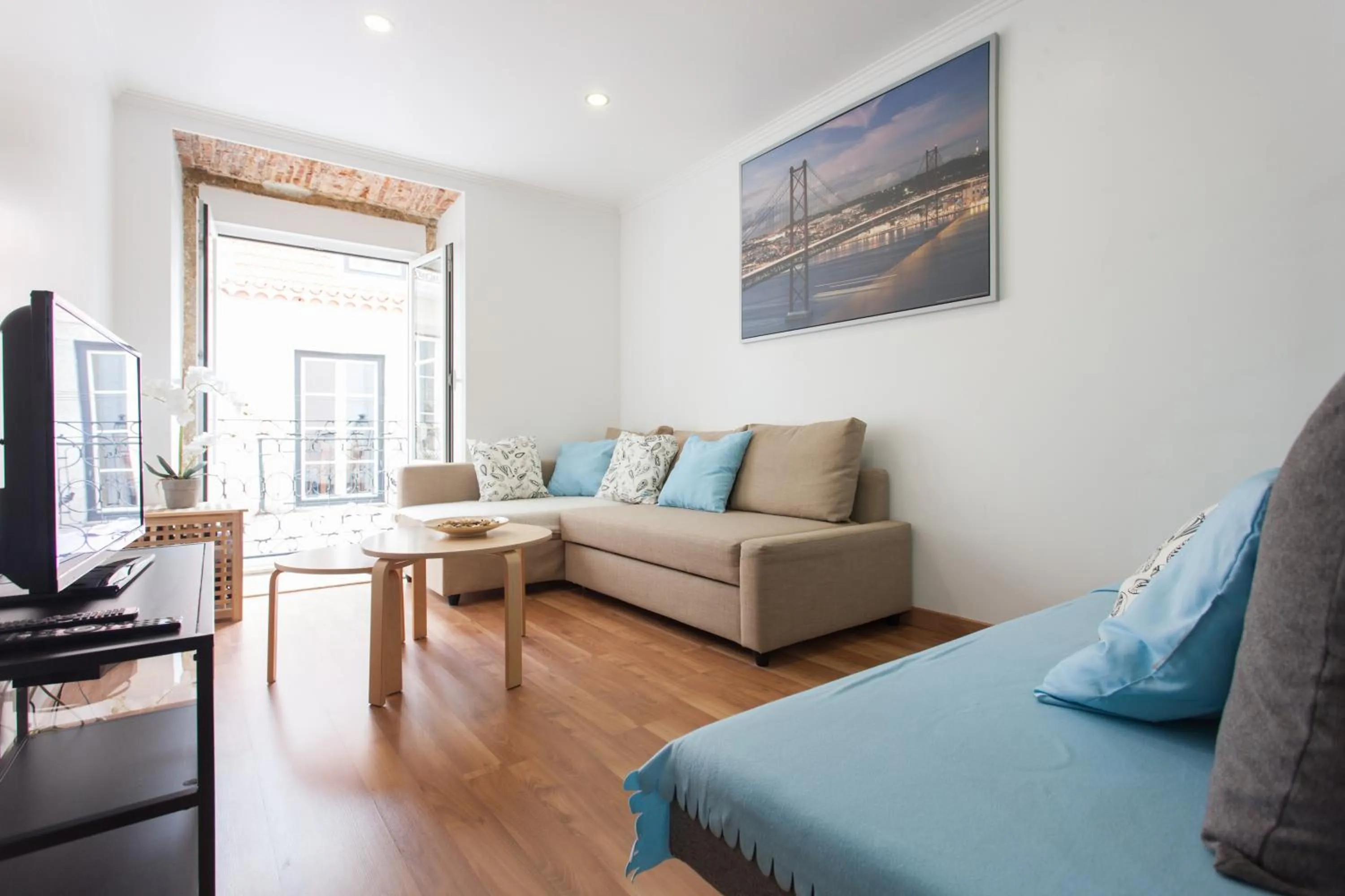 Living room in Apartments Center Bairro Alto