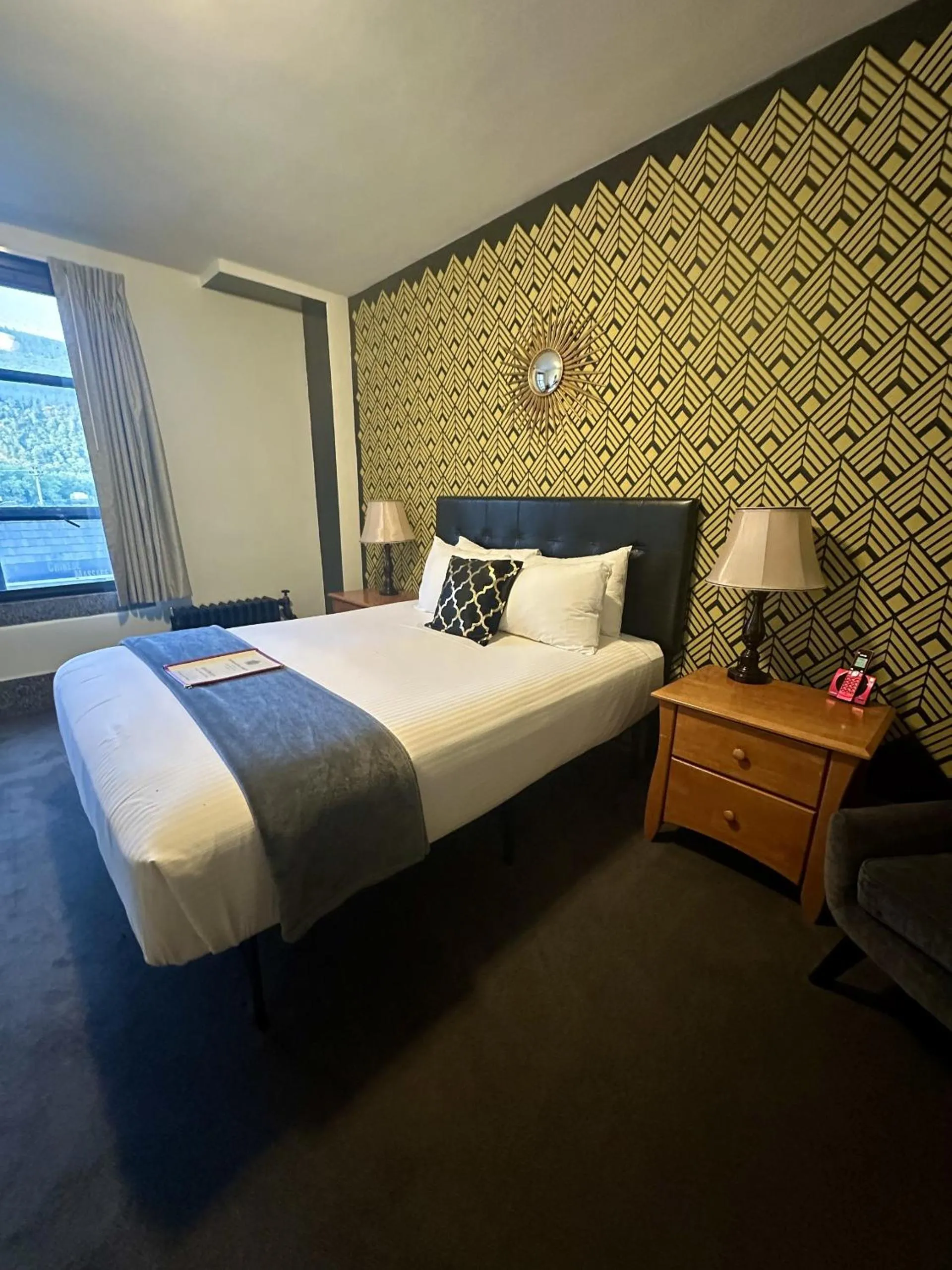 Bed in Latchis Hotel