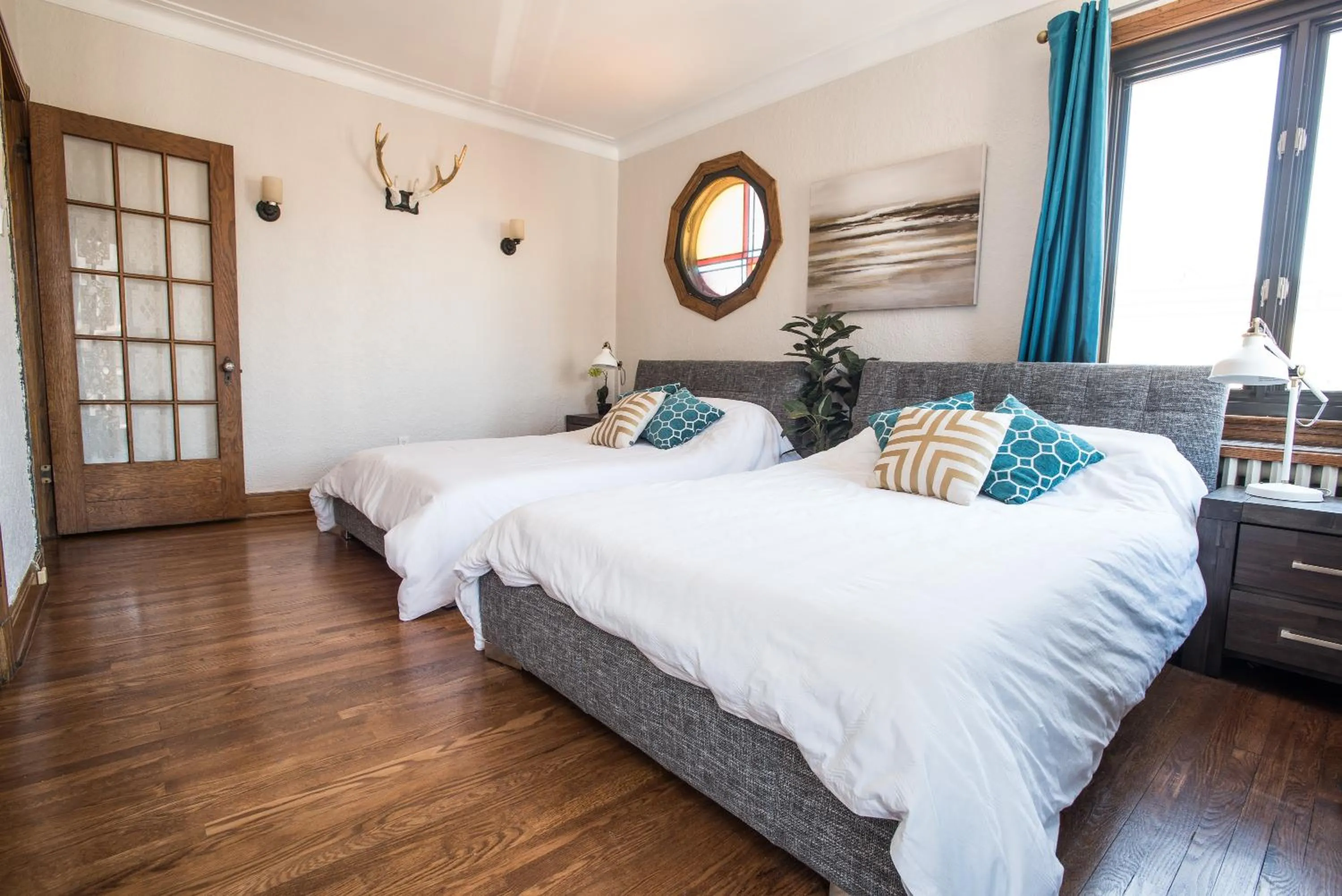 Bed in MTLVacationrentals-The MTLVR Kisses