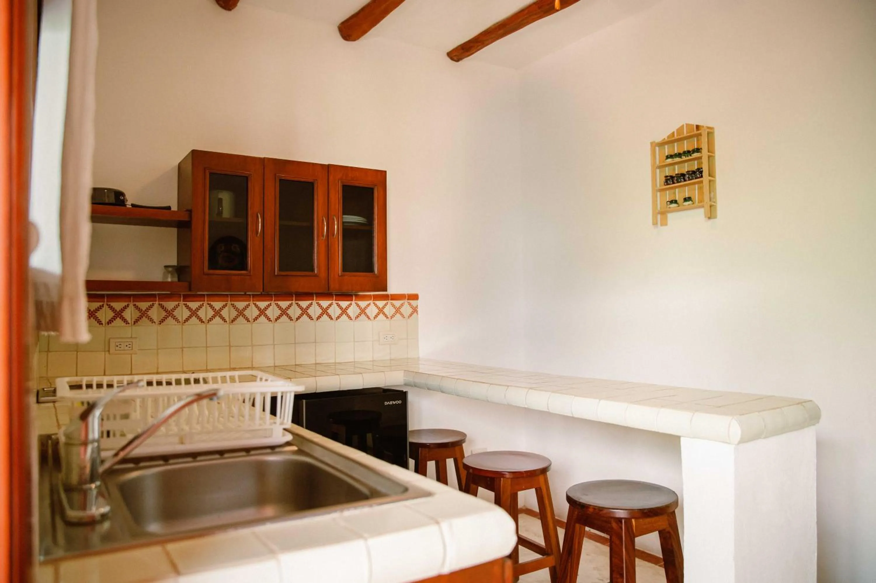 Kitchen or kitchenette in Villas Margaritas Holbox
