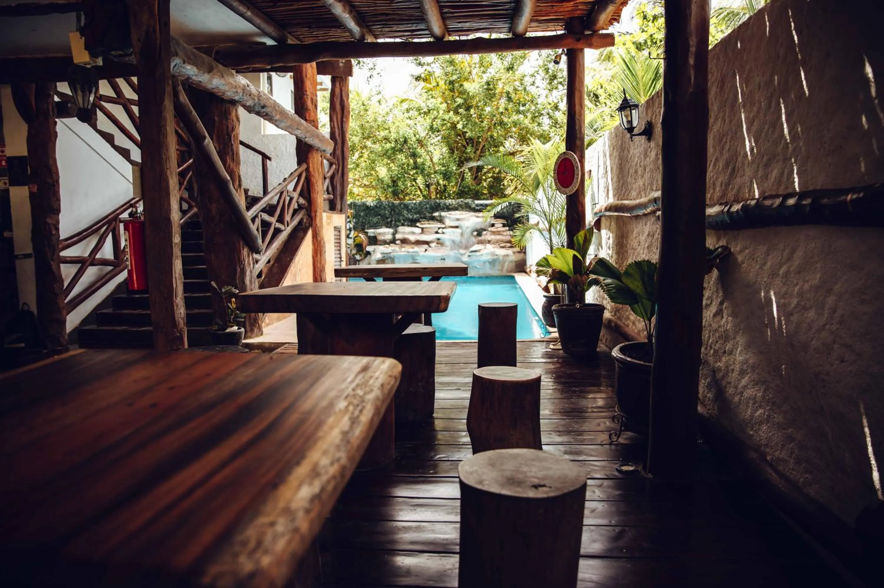 Swimming pool in Villas Margaritas Holbox