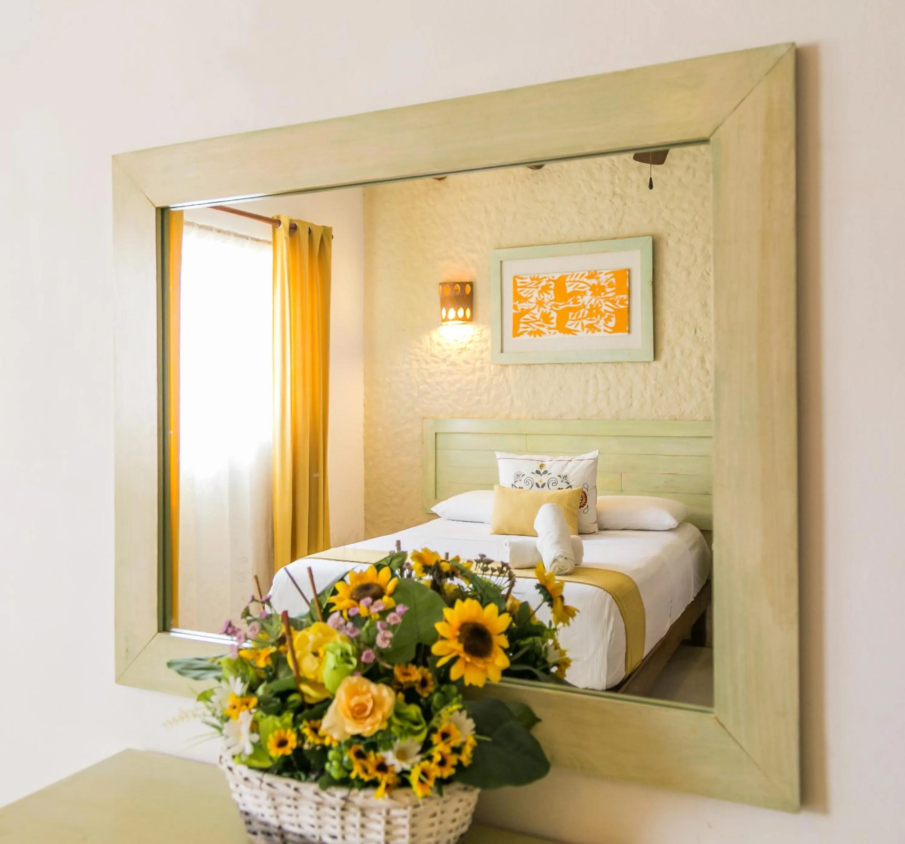 Photo of the whole room, Bed in Villas Margaritas Holbox