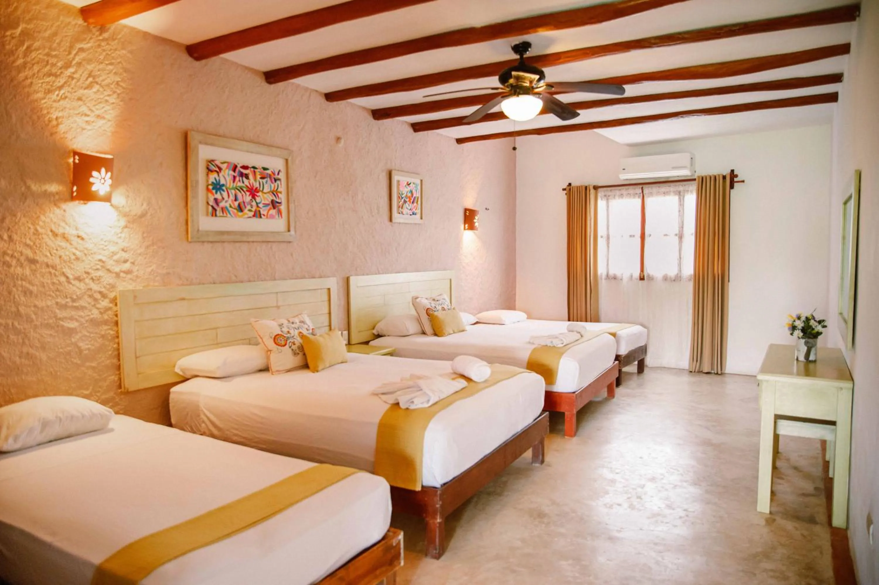 Bedroom, Bed in Villas Margaritas Holbox