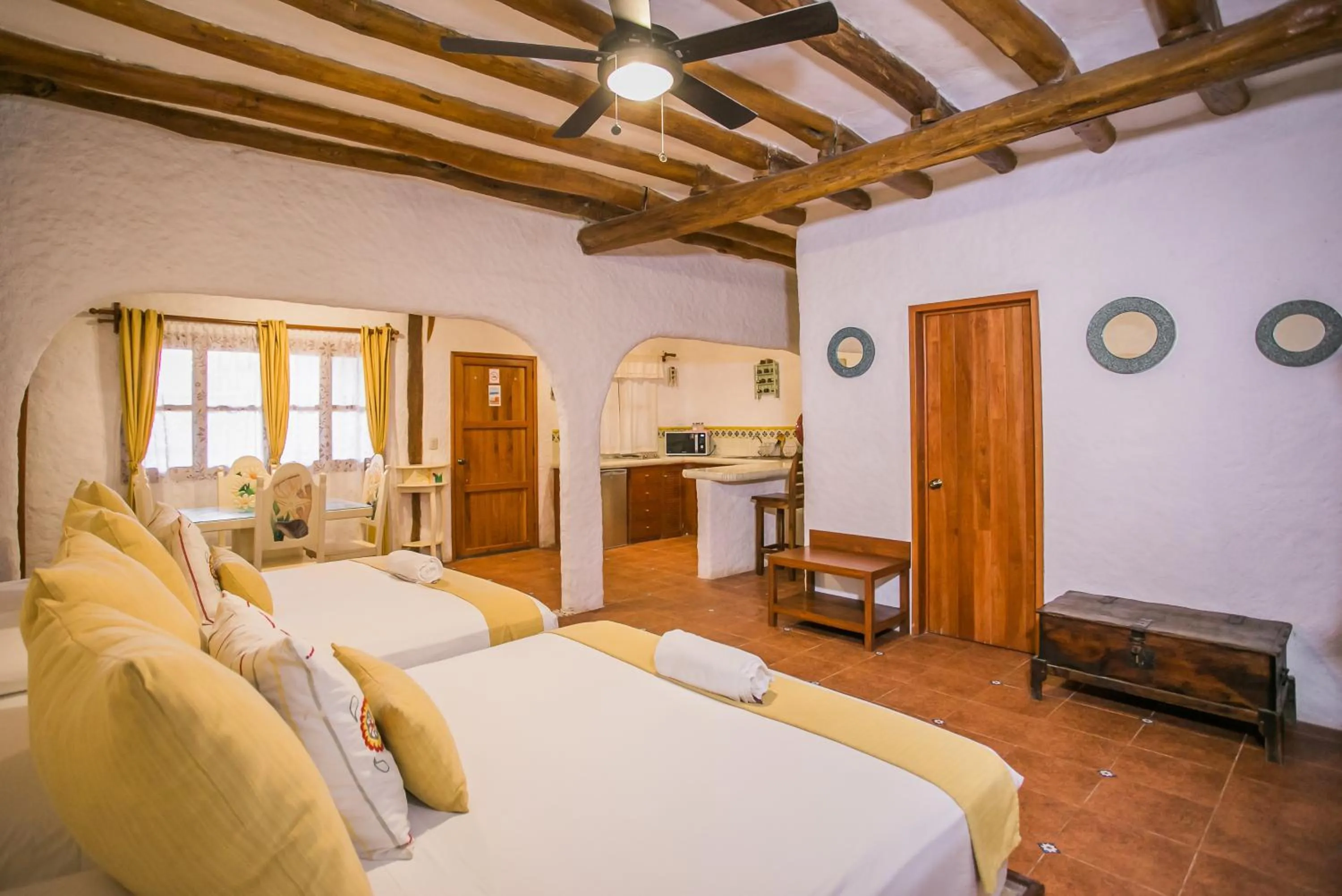 Photo of the whole room, Bed in Villas Margaritas Holbox