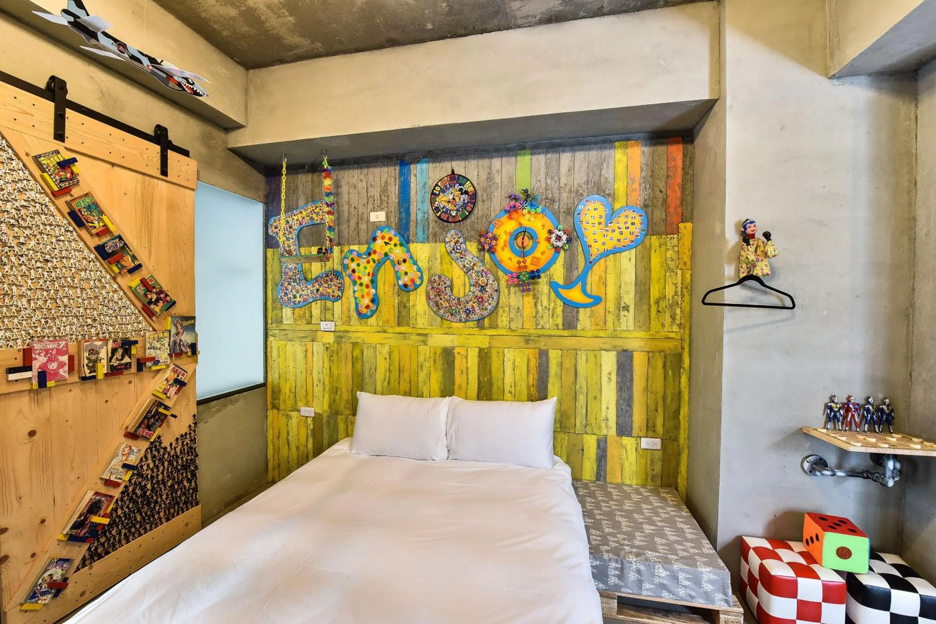 Bed in Anping Wikid Design Hotel