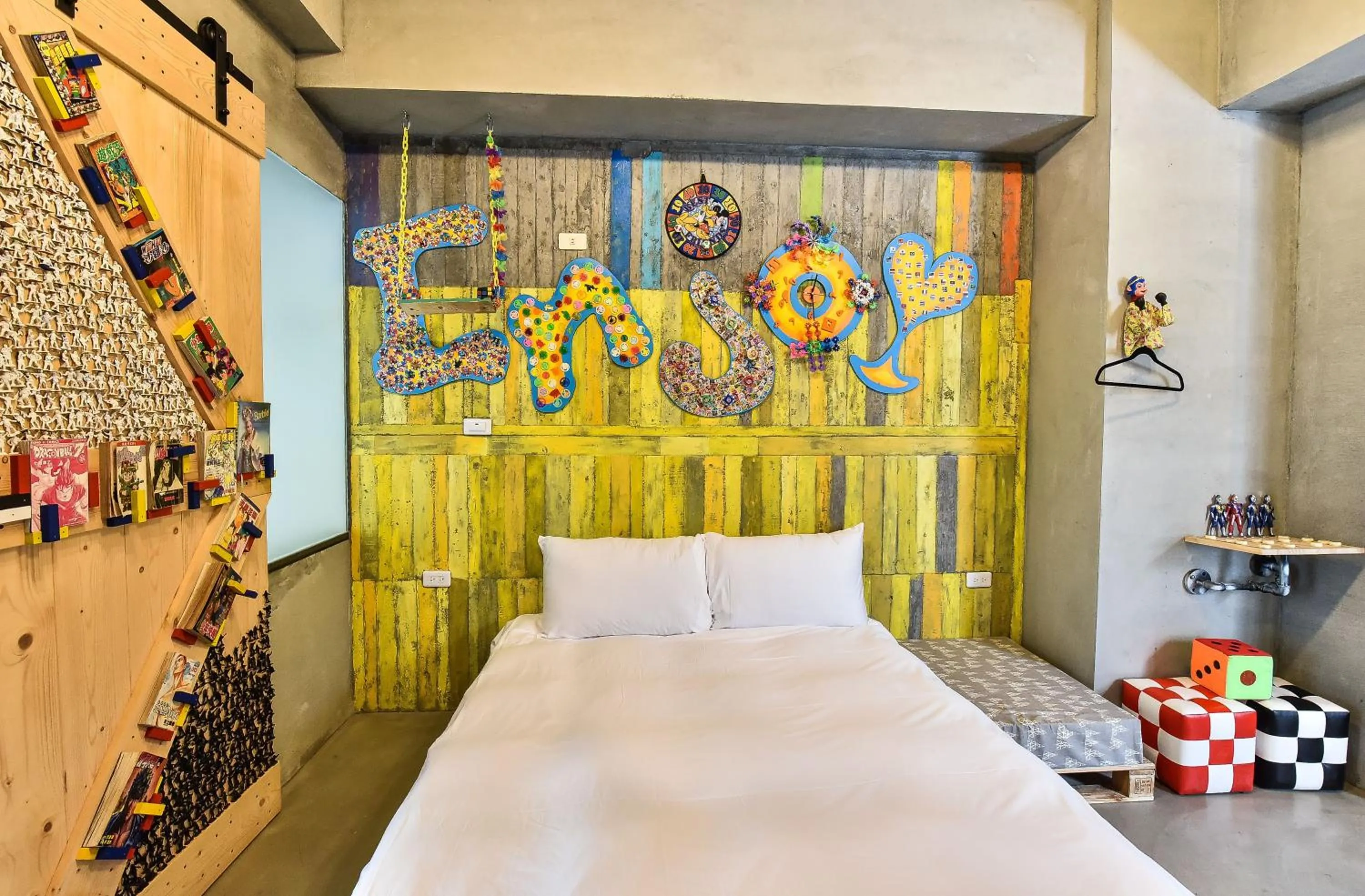 Bed in Anping Wikid Design Hotel