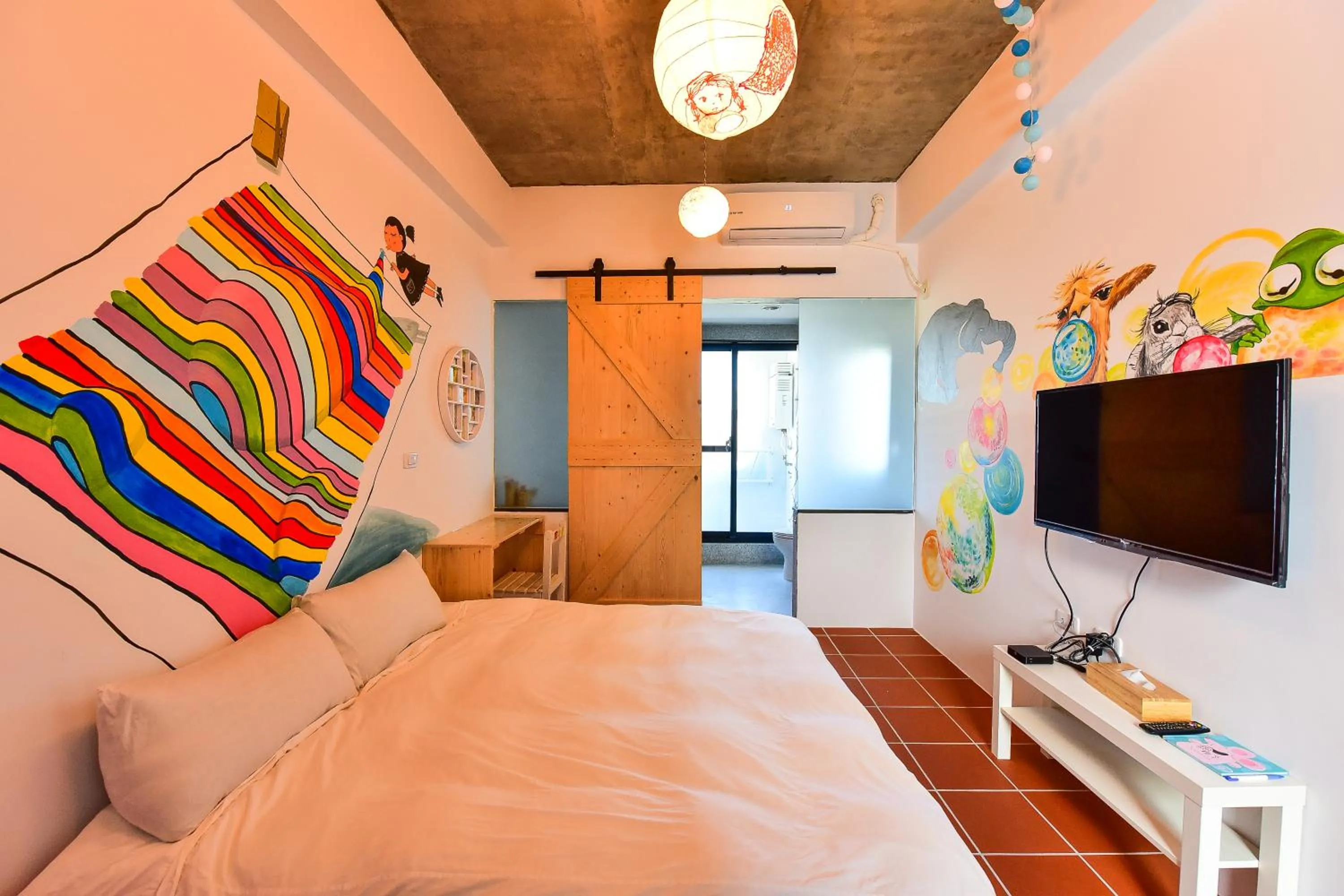 Bed in Anping Wikid Design Hotel