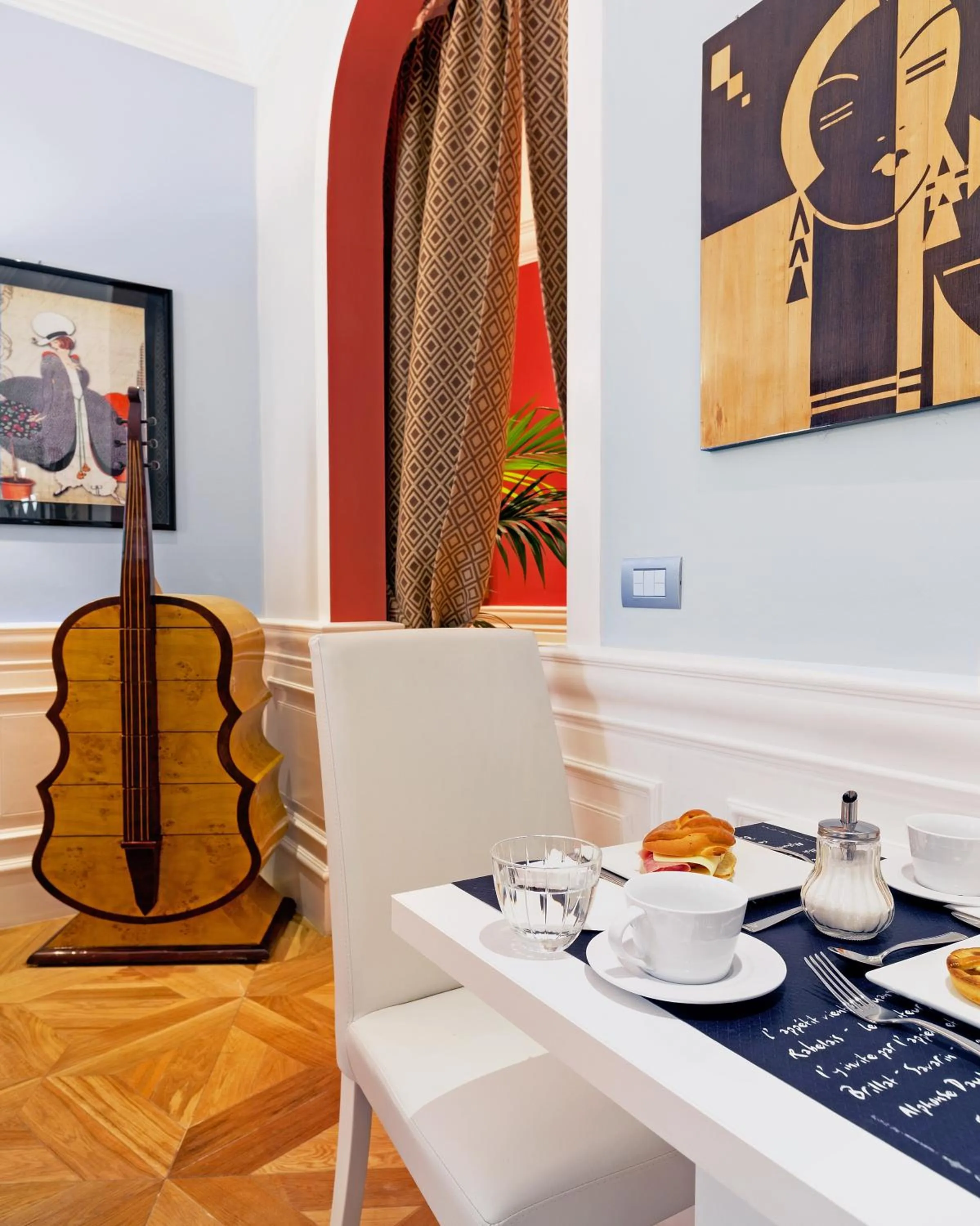 Italian breakfast in La Maison du Sage