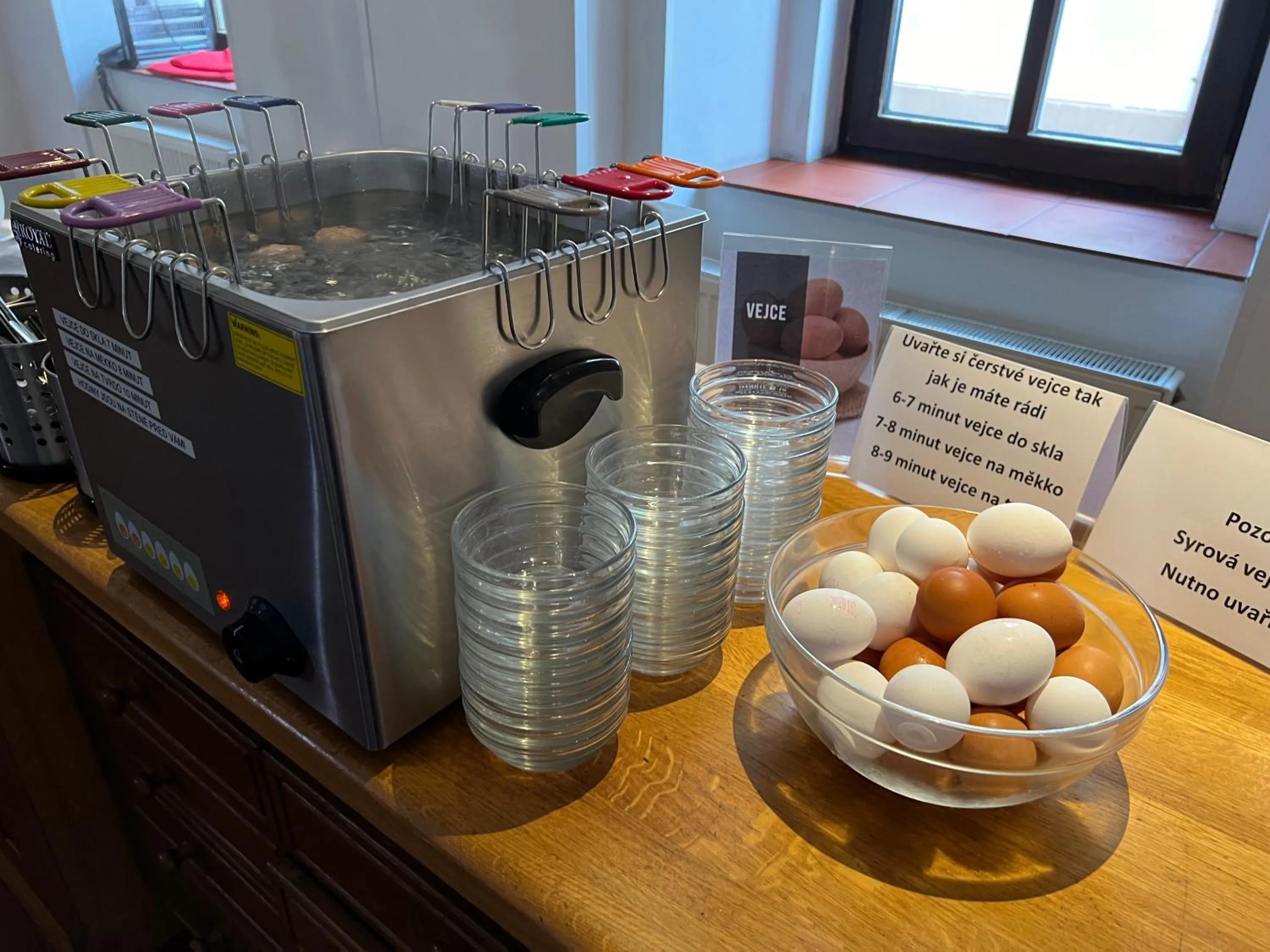 Buffet breakfast in Hotel Praha