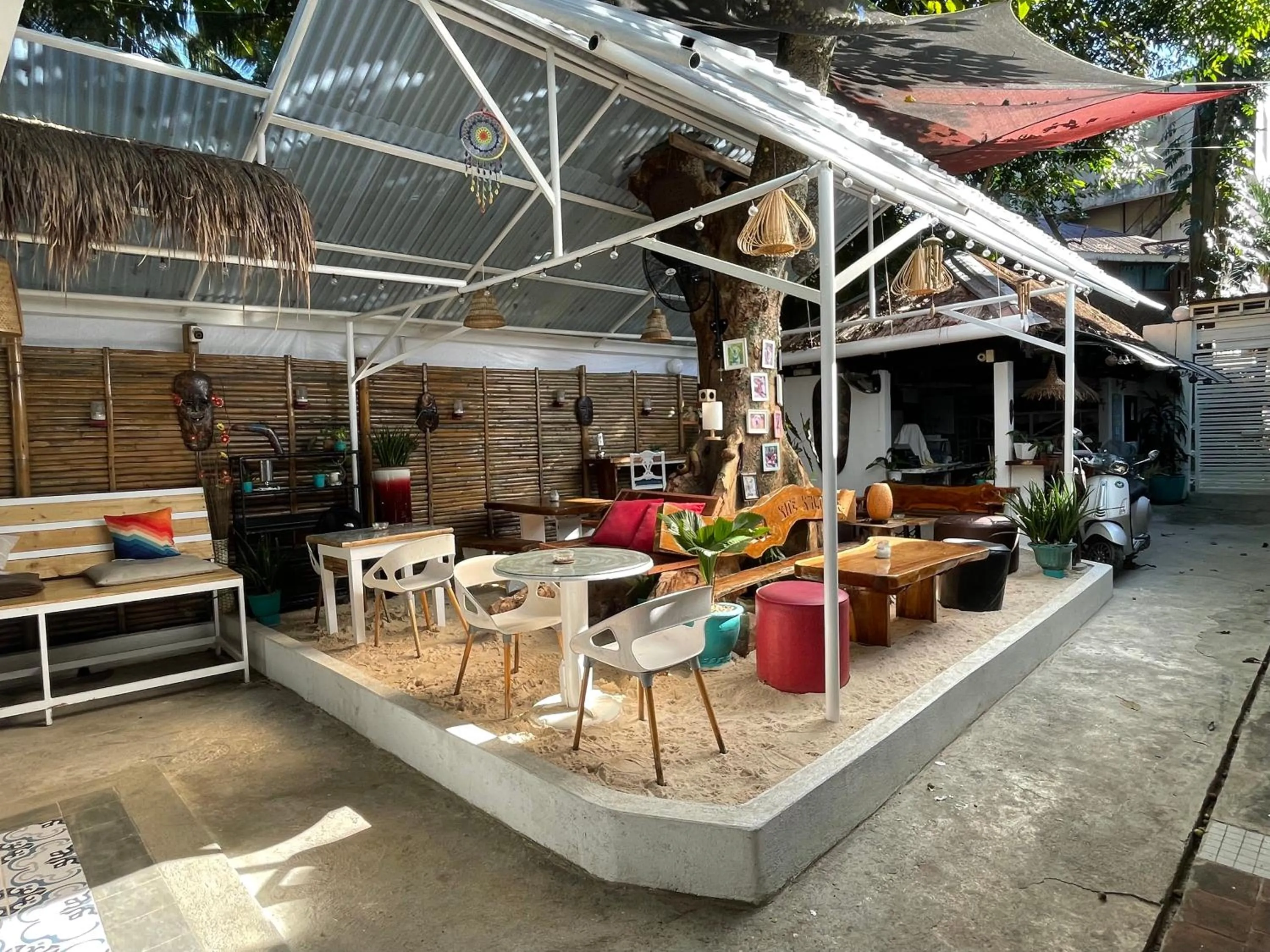 Patio in Everrich Boutique Resort Boracay