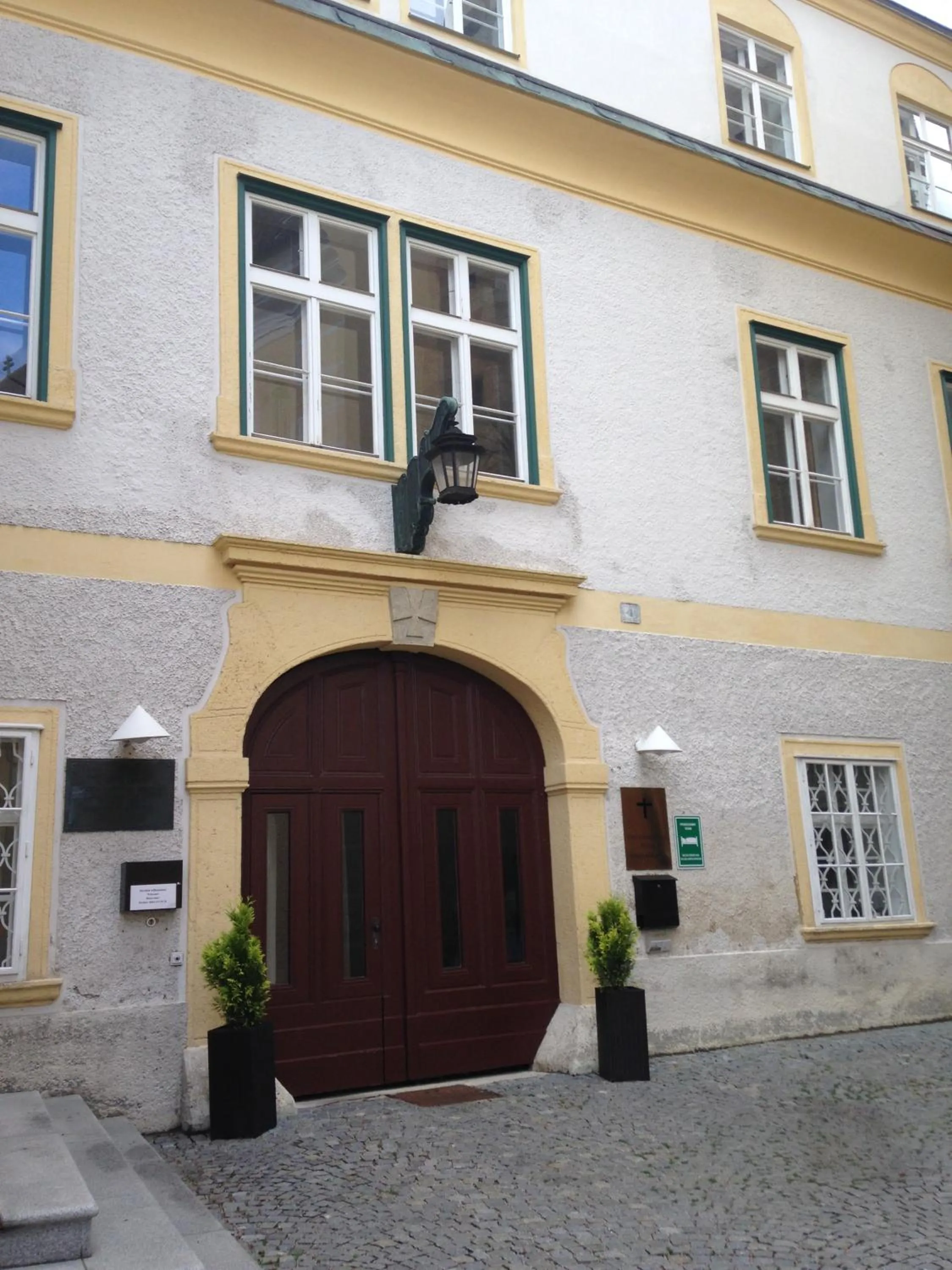 Facade/entrance in Schloss Gumpoldskirchen