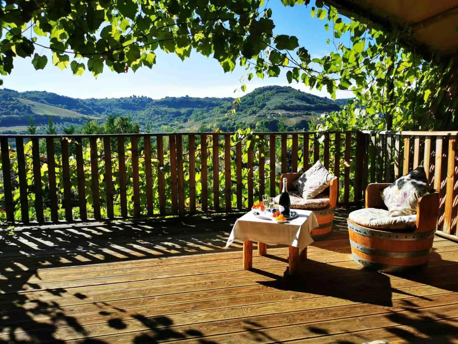 Patio in Il Girasole Country Village