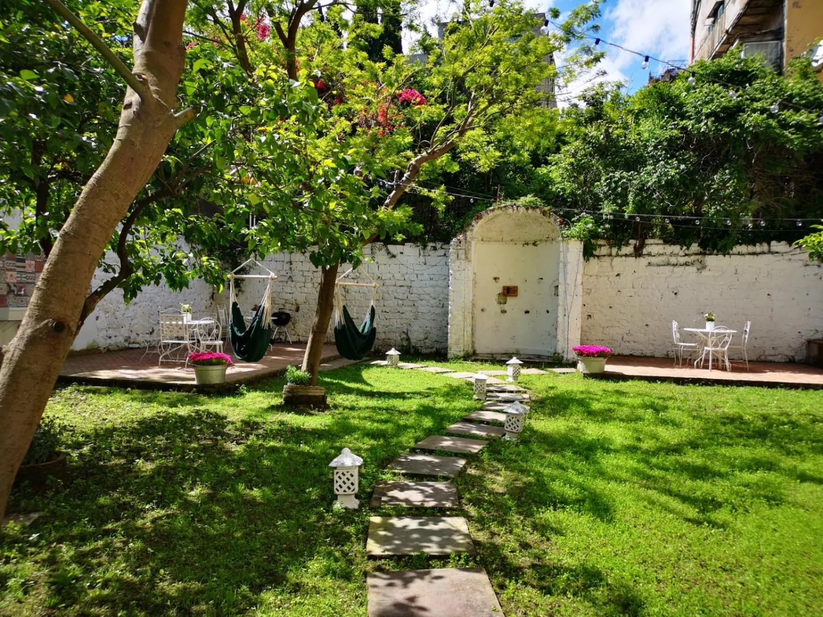 Patio in The Foria House by House In Naples