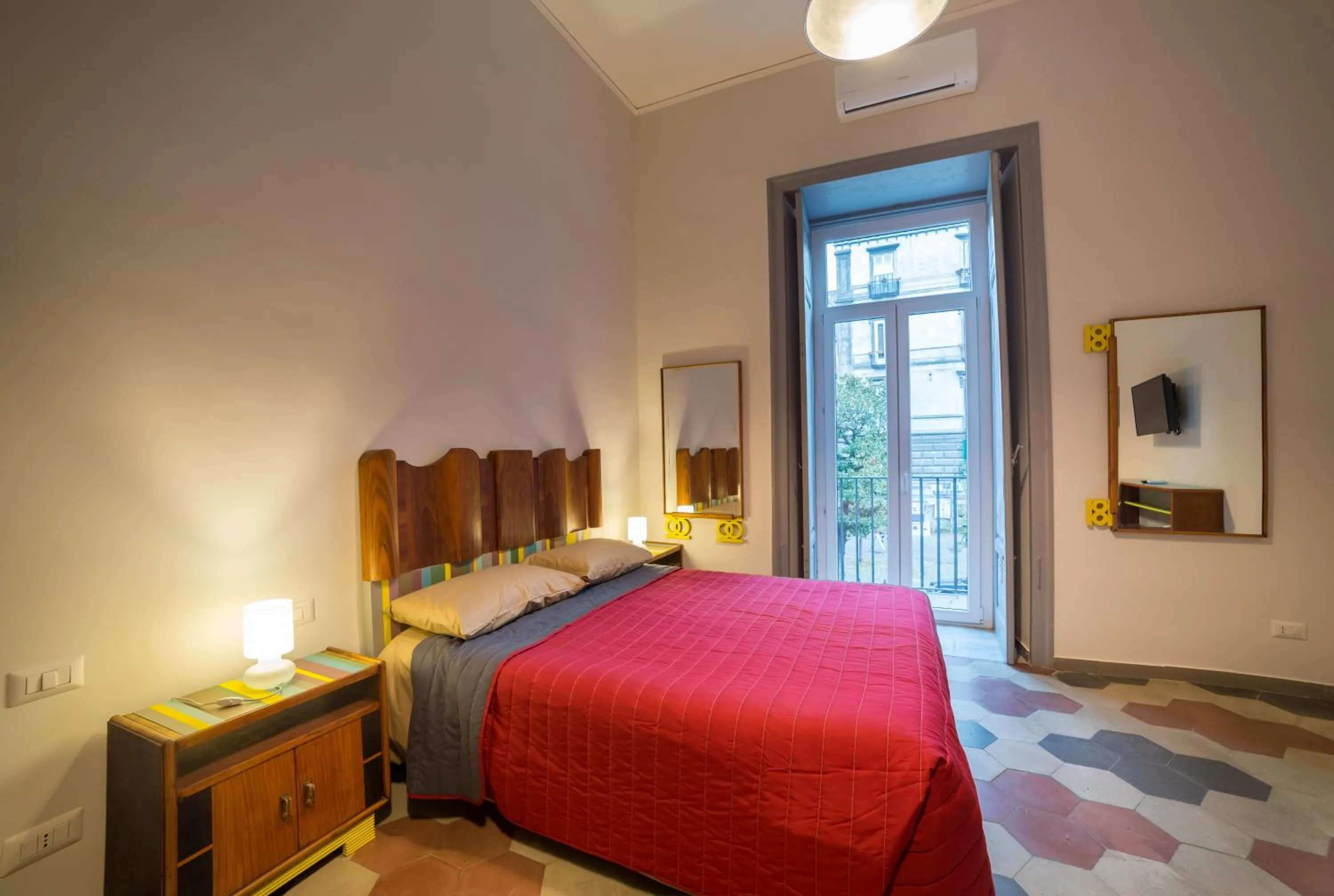 Photo of the whole room, Bed in The Foria House by House In Naples