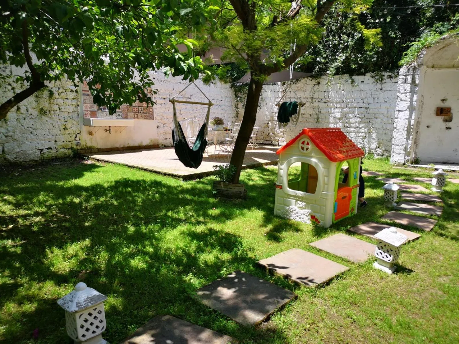 Children play ground in The Foria House by House In Naples