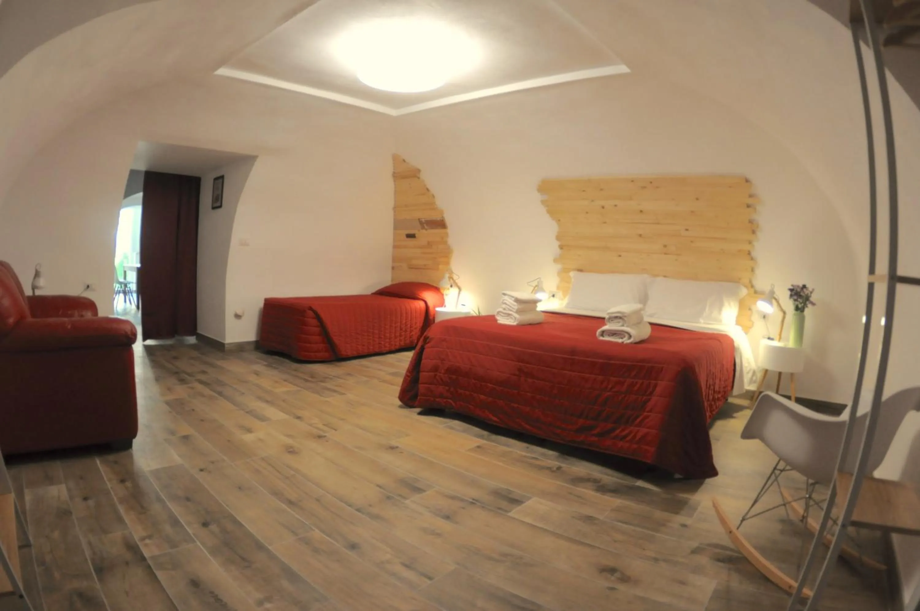 Bedroom, Bed in The Foria House by House In Naples