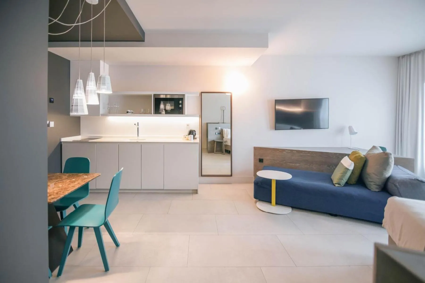 Kitchen or kitchenette in MYR Plaza Mercado & Spa