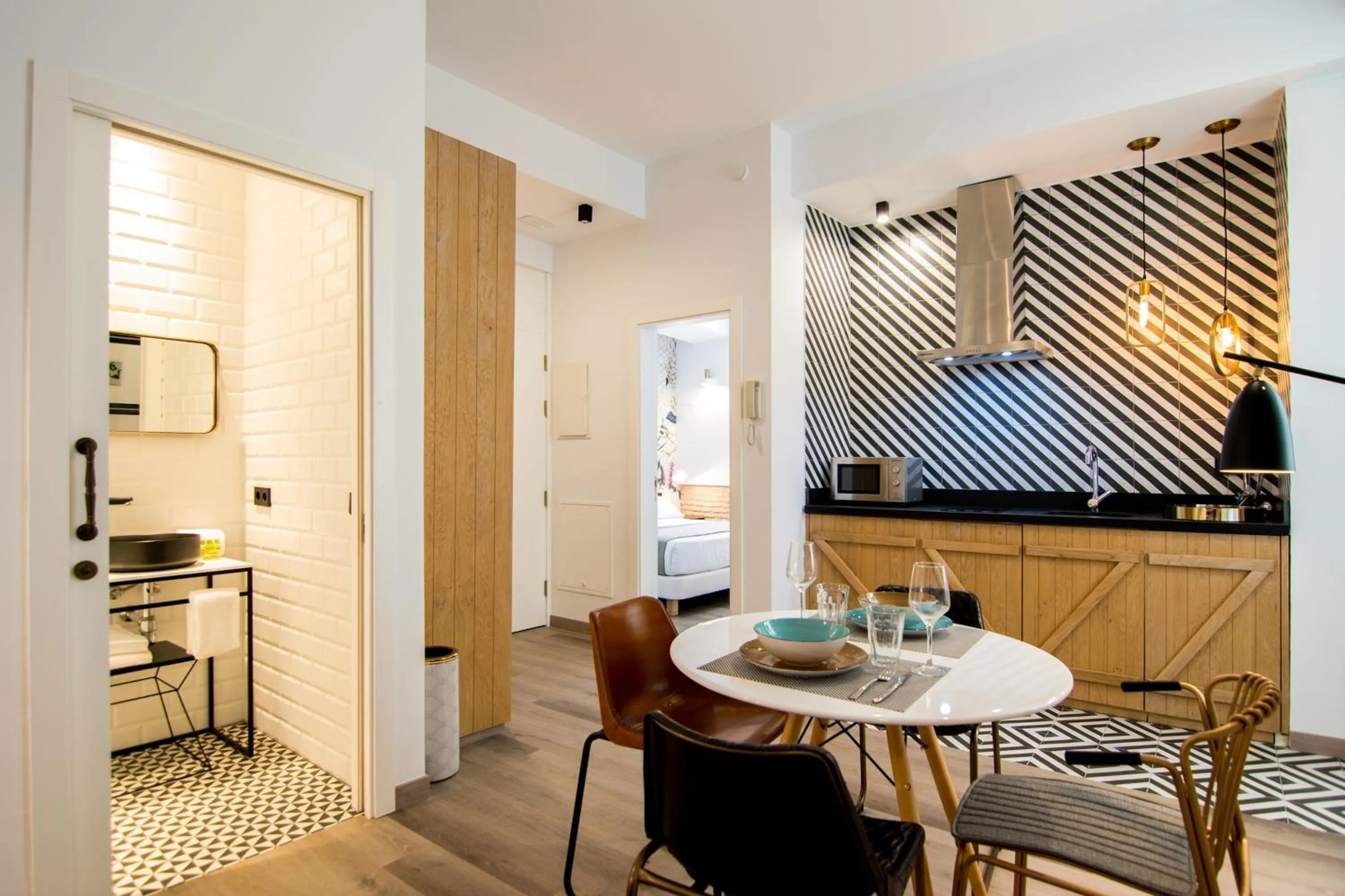 kitchen in MYR Plaza Mercado & Spa