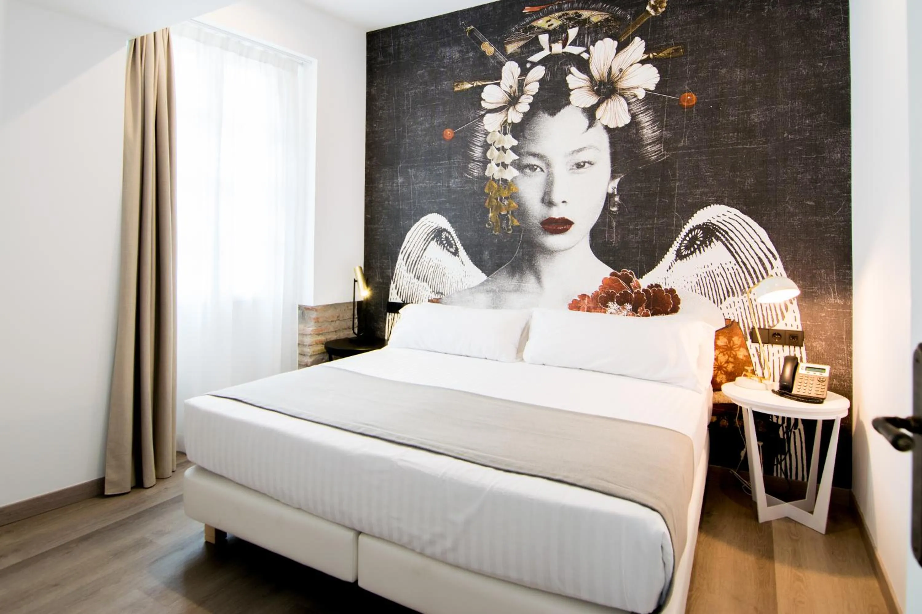 Bed in MYR Plaza Mercado & Spa