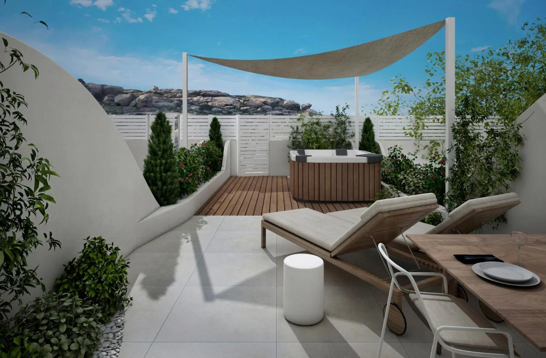 Patio in Kedros Villas