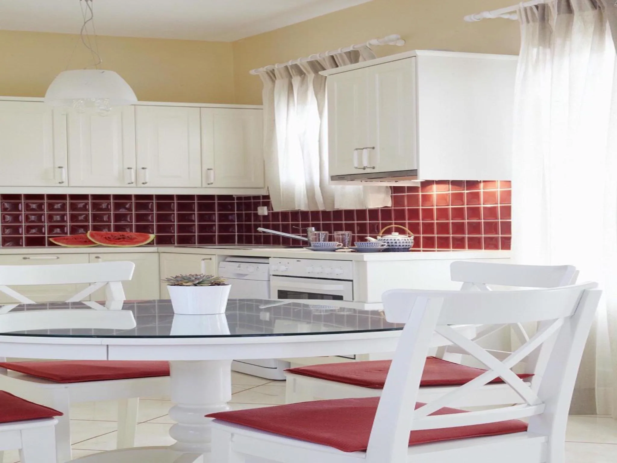 Kitchen or kitchenette in Kedros Villas