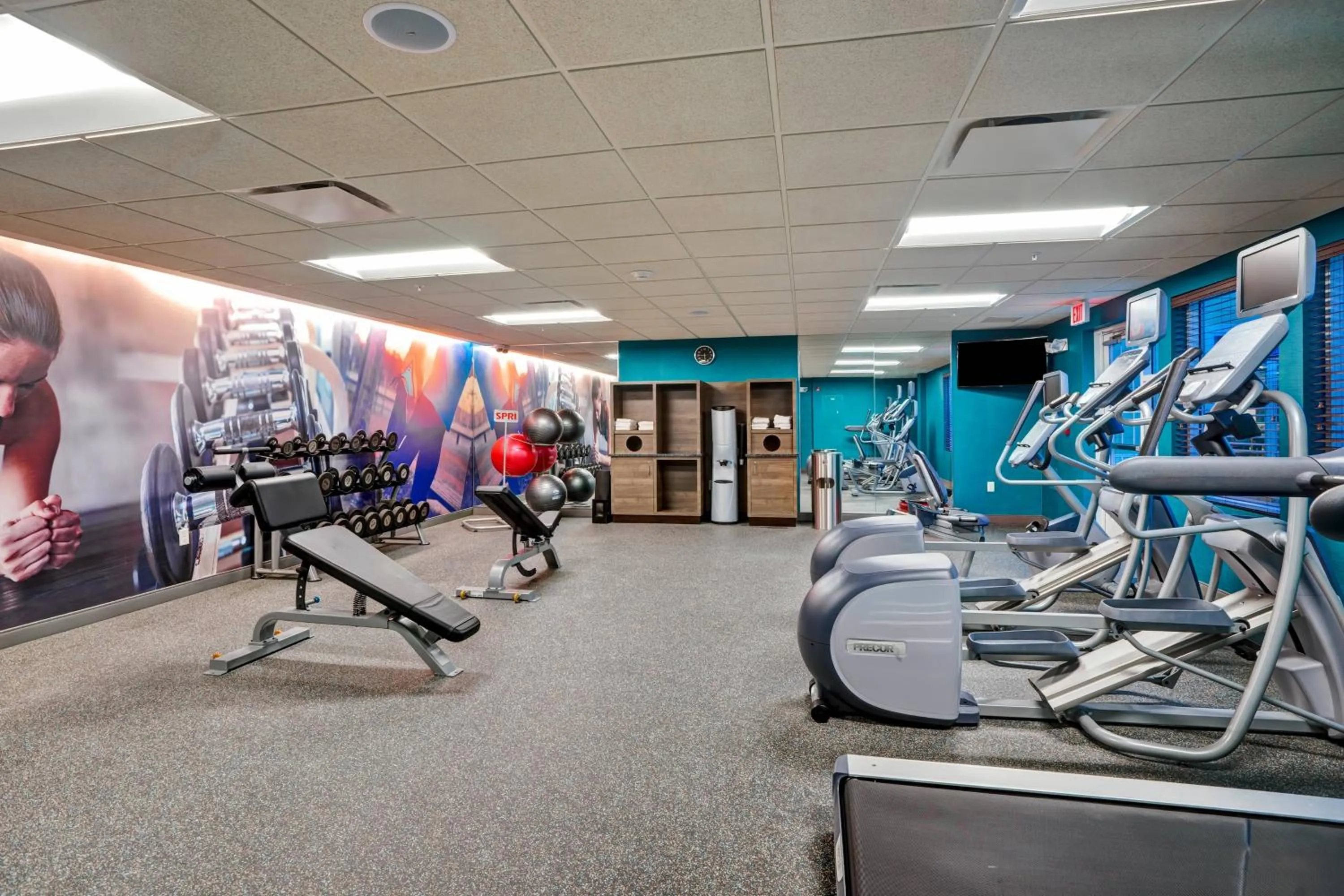 Fitness centre/facilities in Residence Inn by Marriott Hamilton