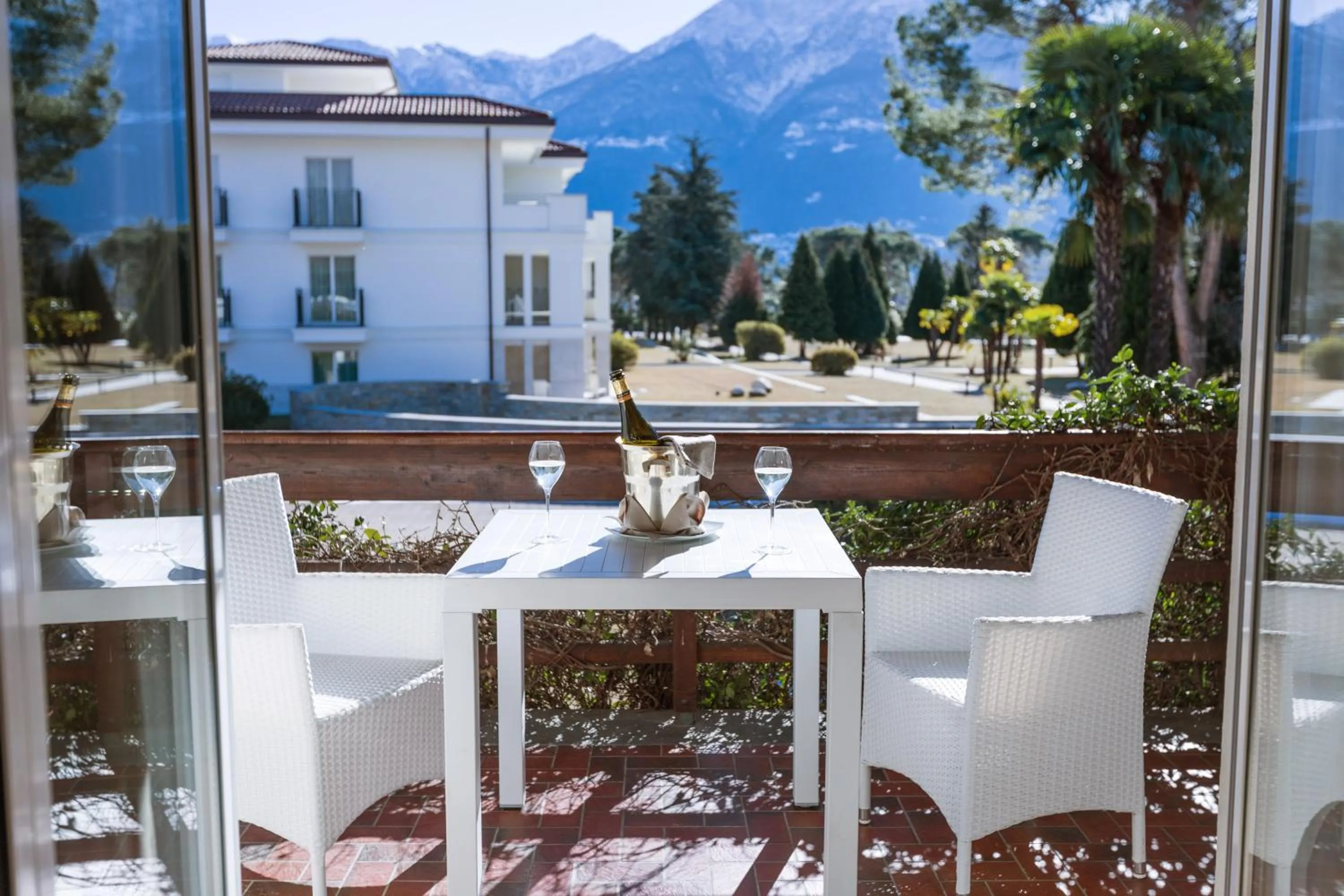Balcony/Terrace in Villa Favorita - Parkhotel Delta