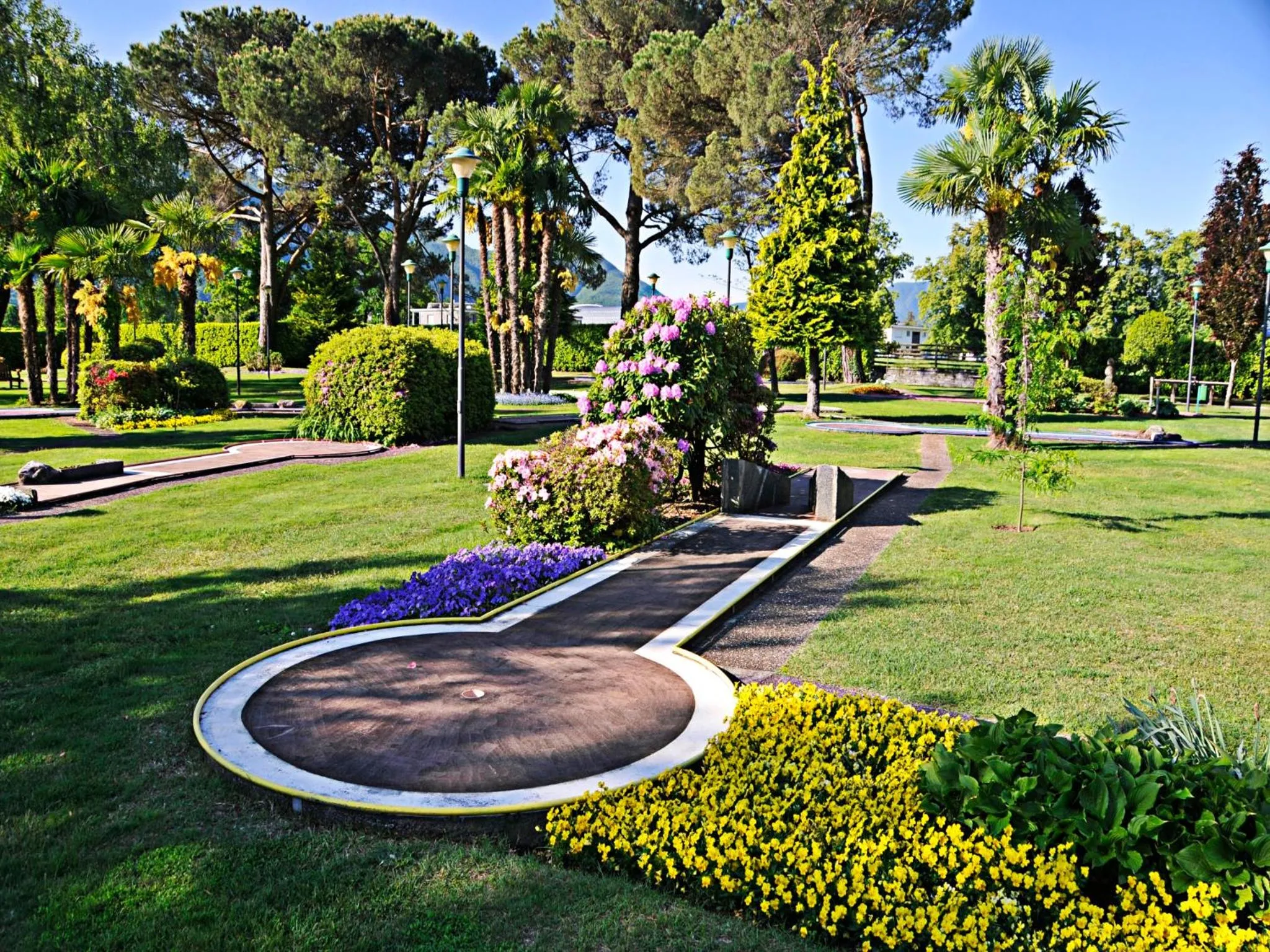 Minigolf in Villa Favorita - Parkhotel Delta