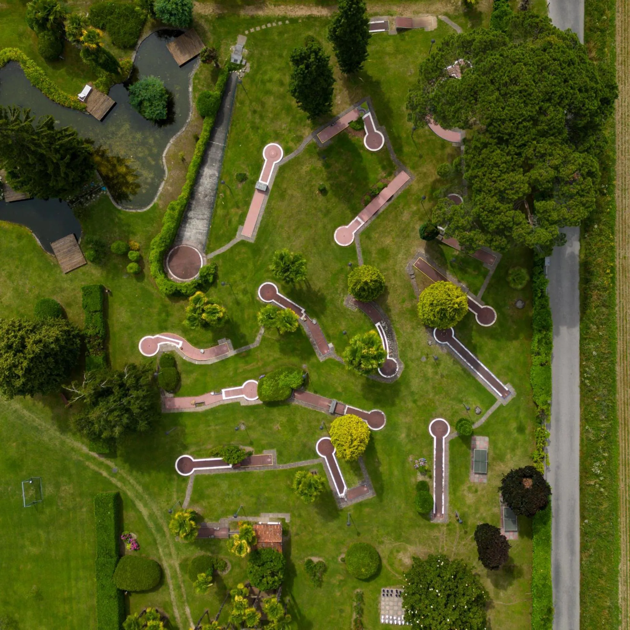 Minigolf in Villa Favorita - Parkhotel Delta