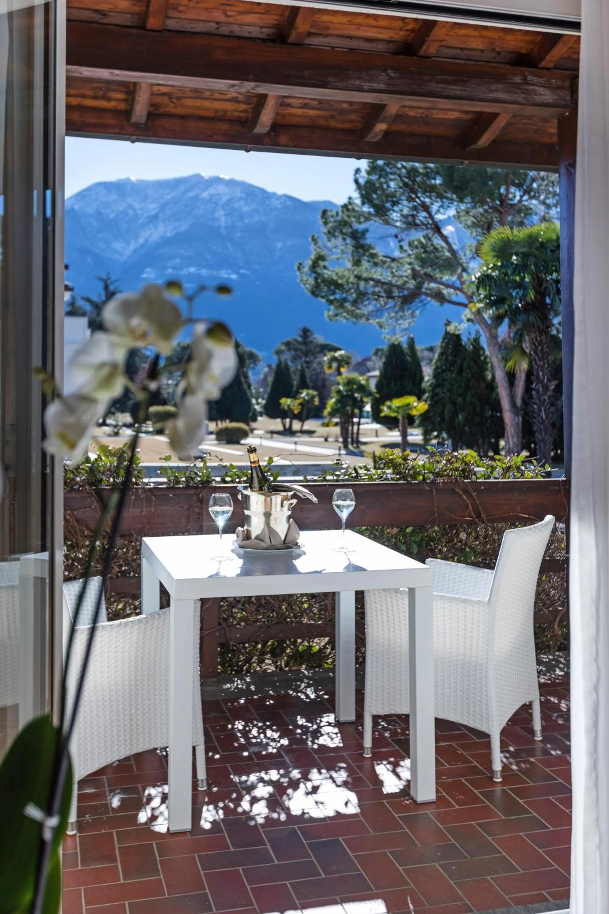 Balcony/Terrace in Villa Favorita - Parkhotel Delta