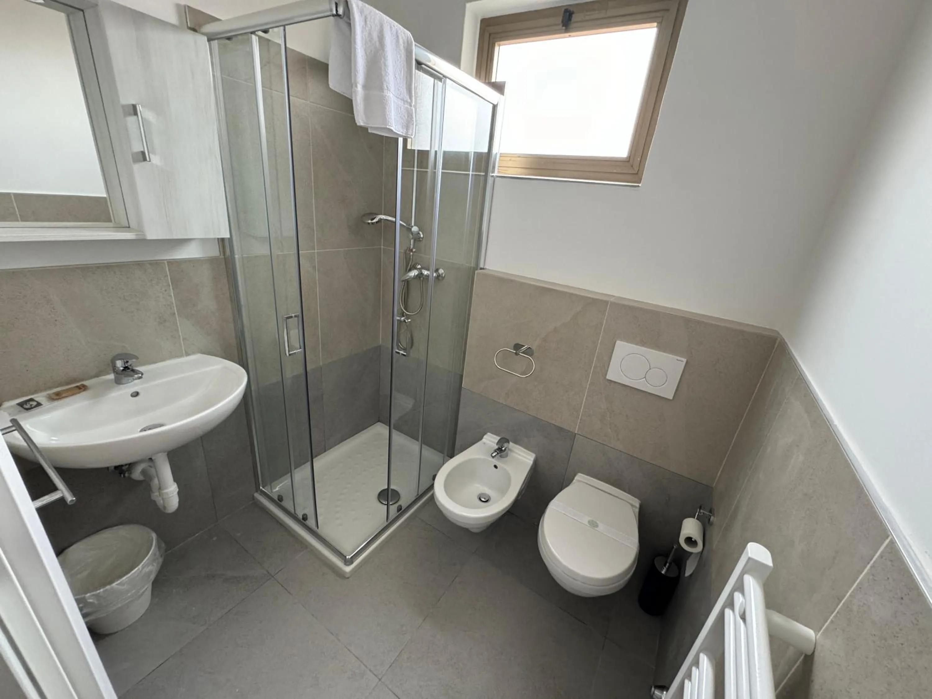 Shower in Hotel Villa Augusta