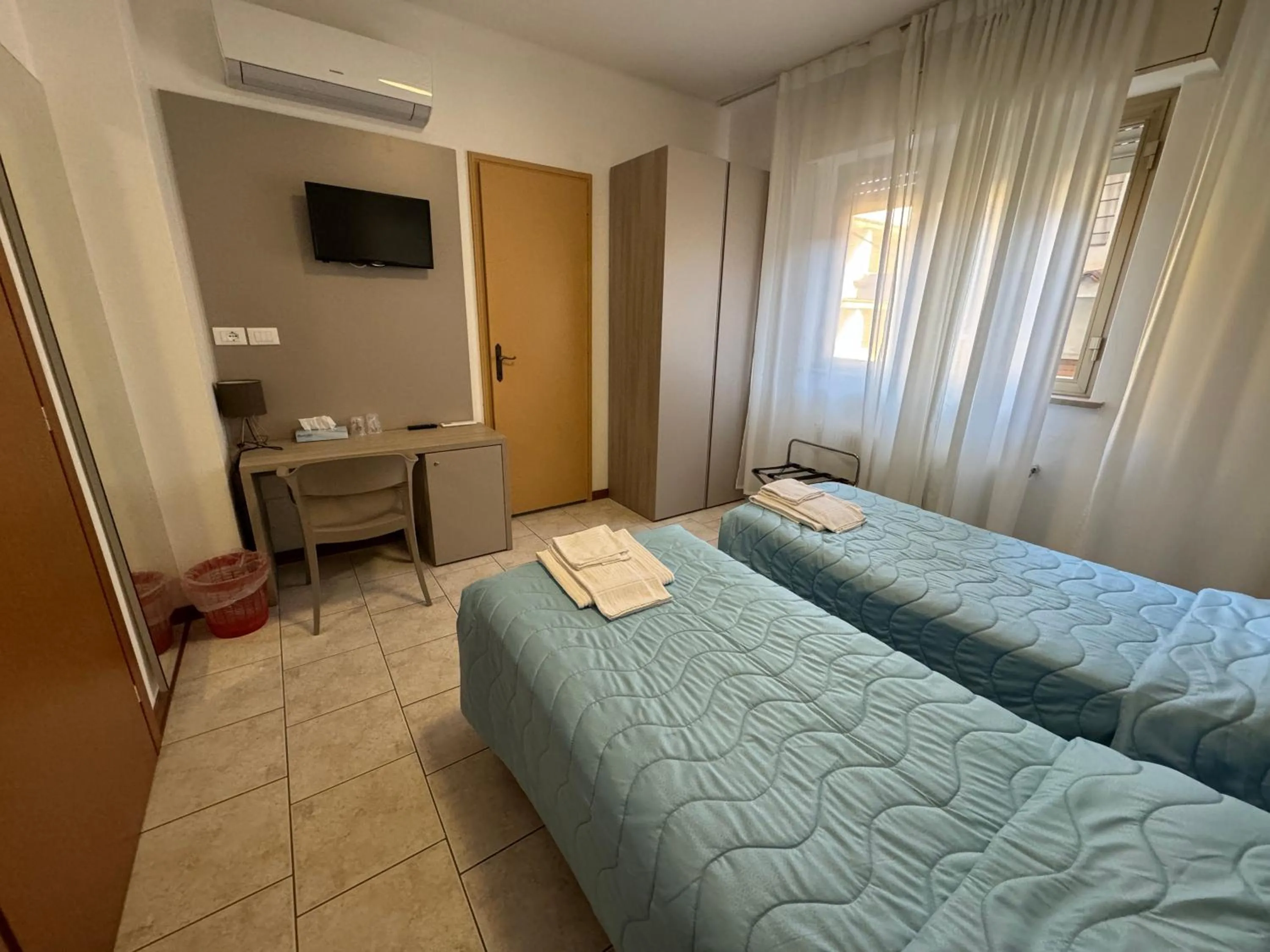 Bed in Hotel Villa Augusta