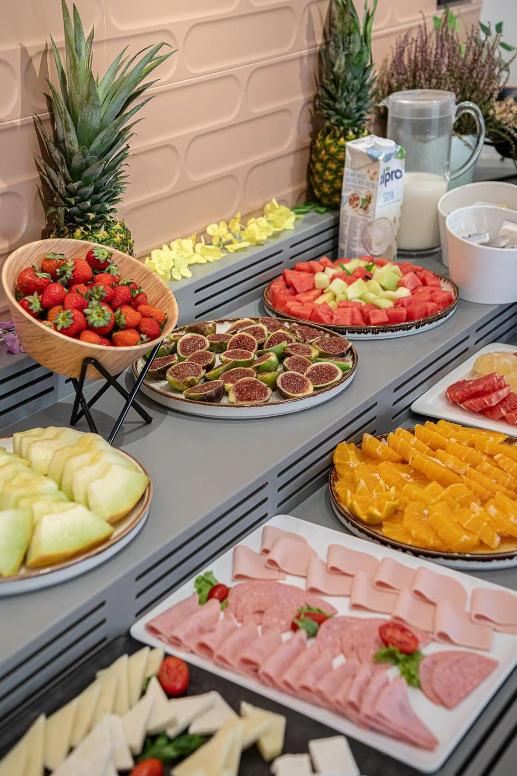 Buffet breakfast in Iperion Beach Hotel