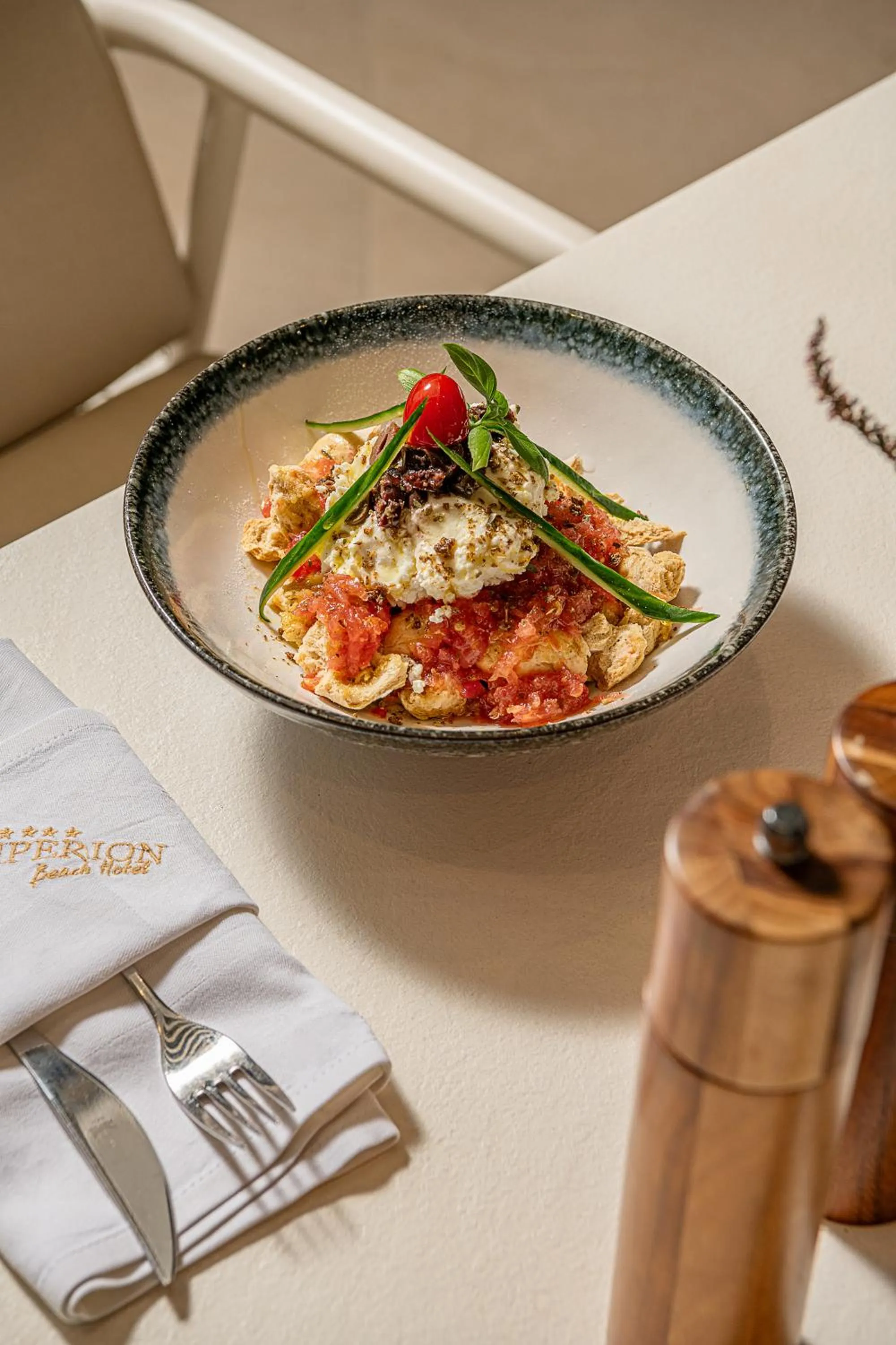 Restaurant/places to eat in Iperion Beach Hotel