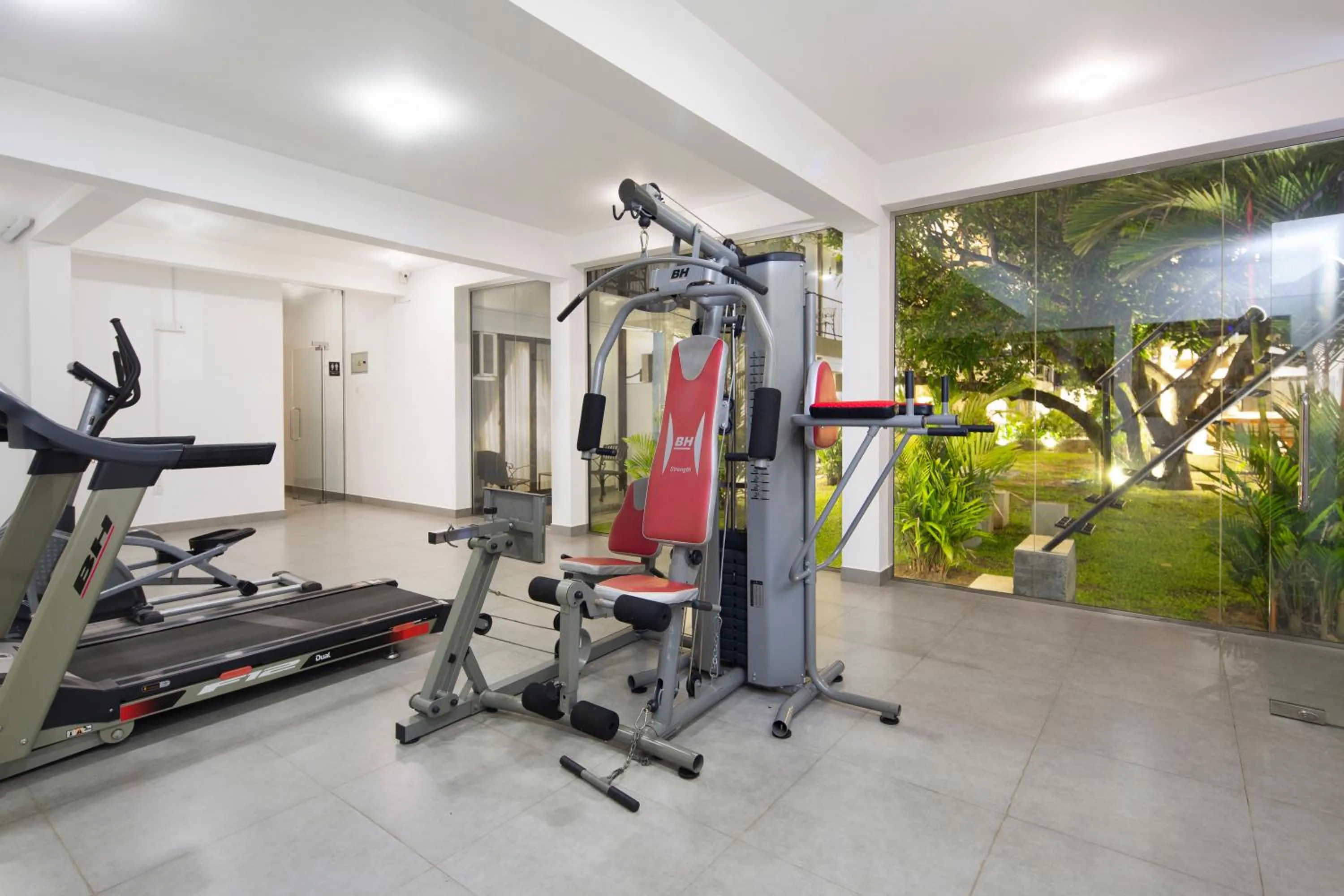Fitness centre/facilities in The Blue Wave Hotel