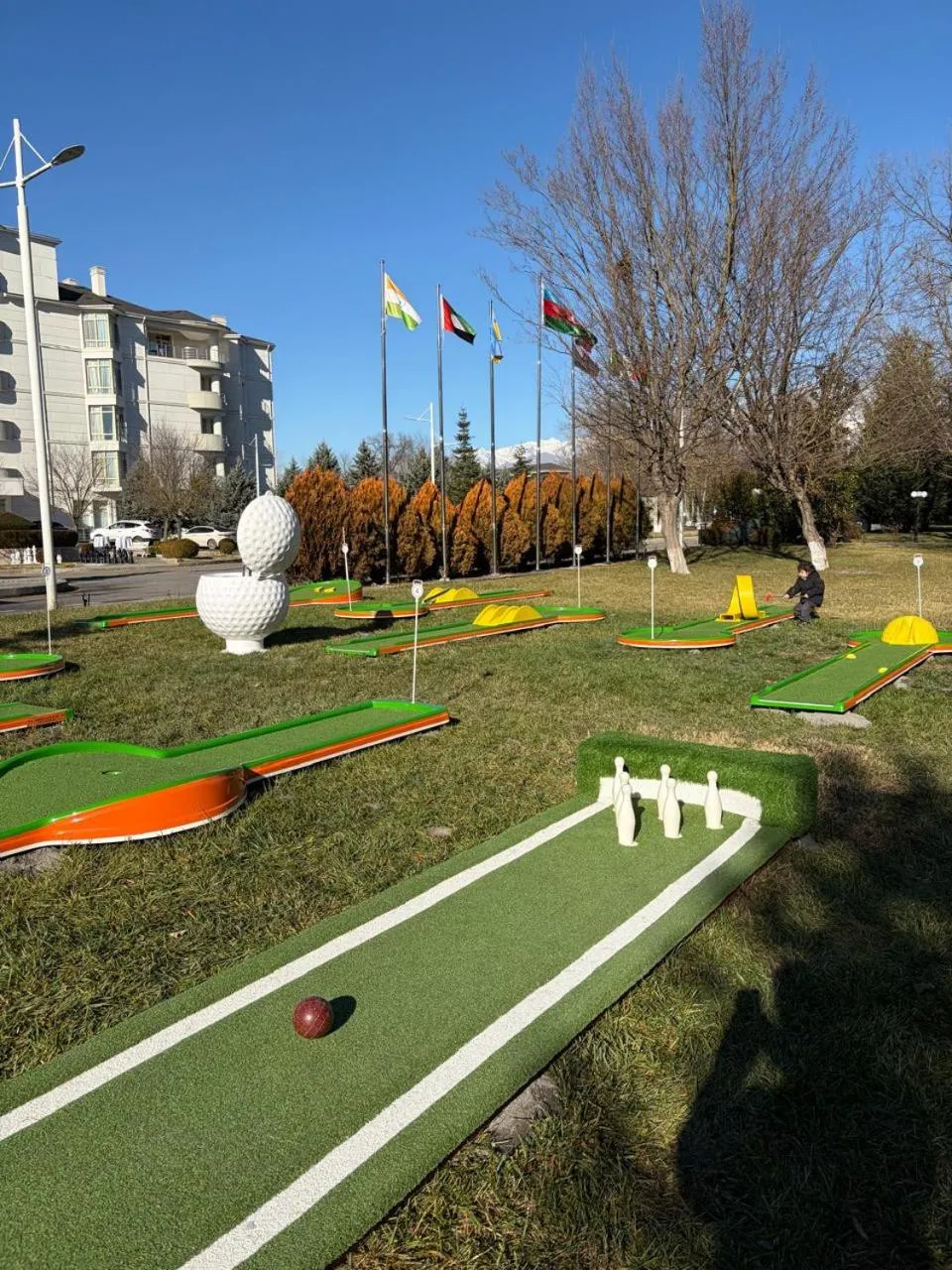 Minigolf in Gabala Yengice Thermal Resort Hotel