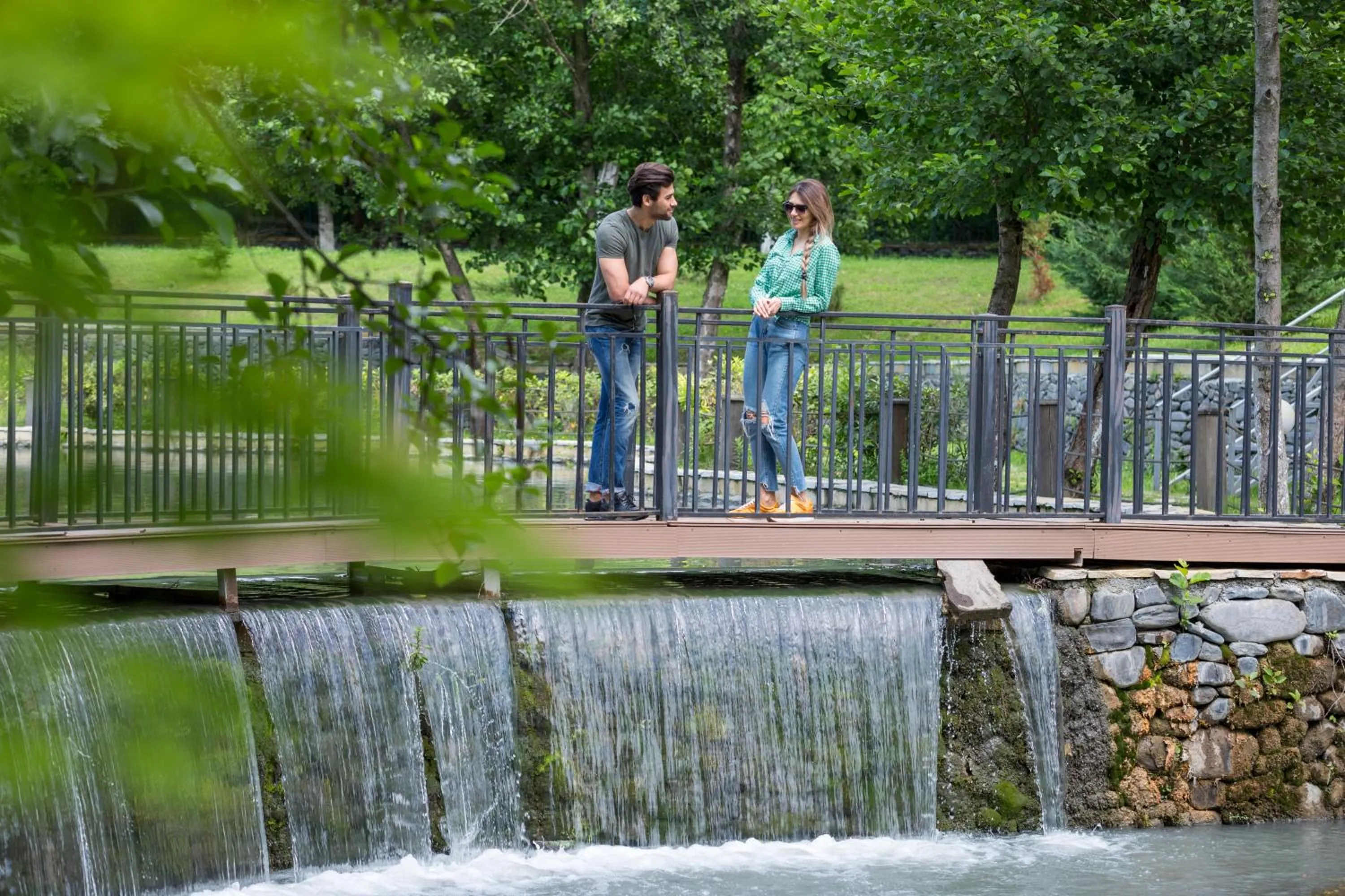 People in Gabala Yengice Thermal Resort Hotel