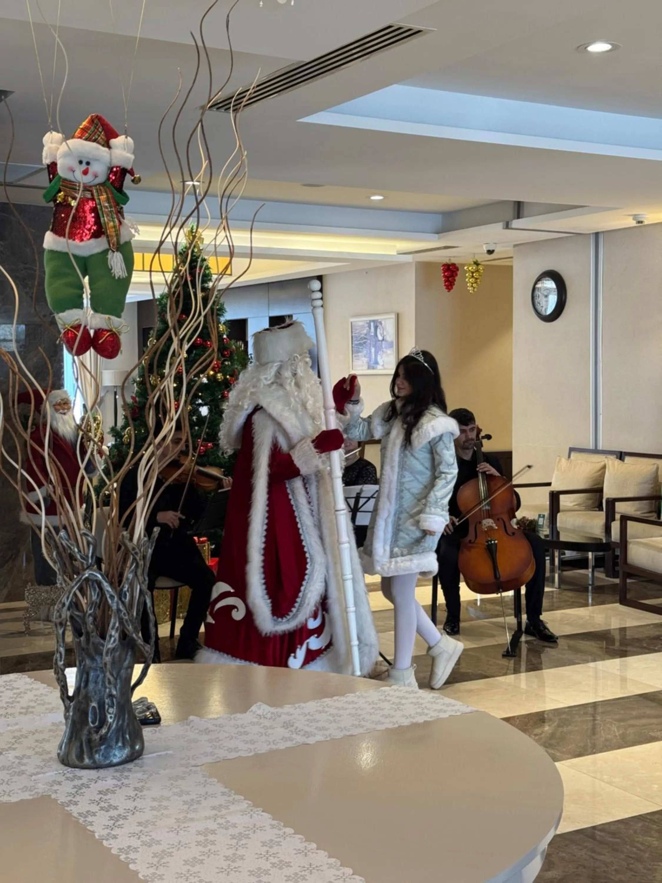 People in Gabala Yengice Thermal Resort Hotel